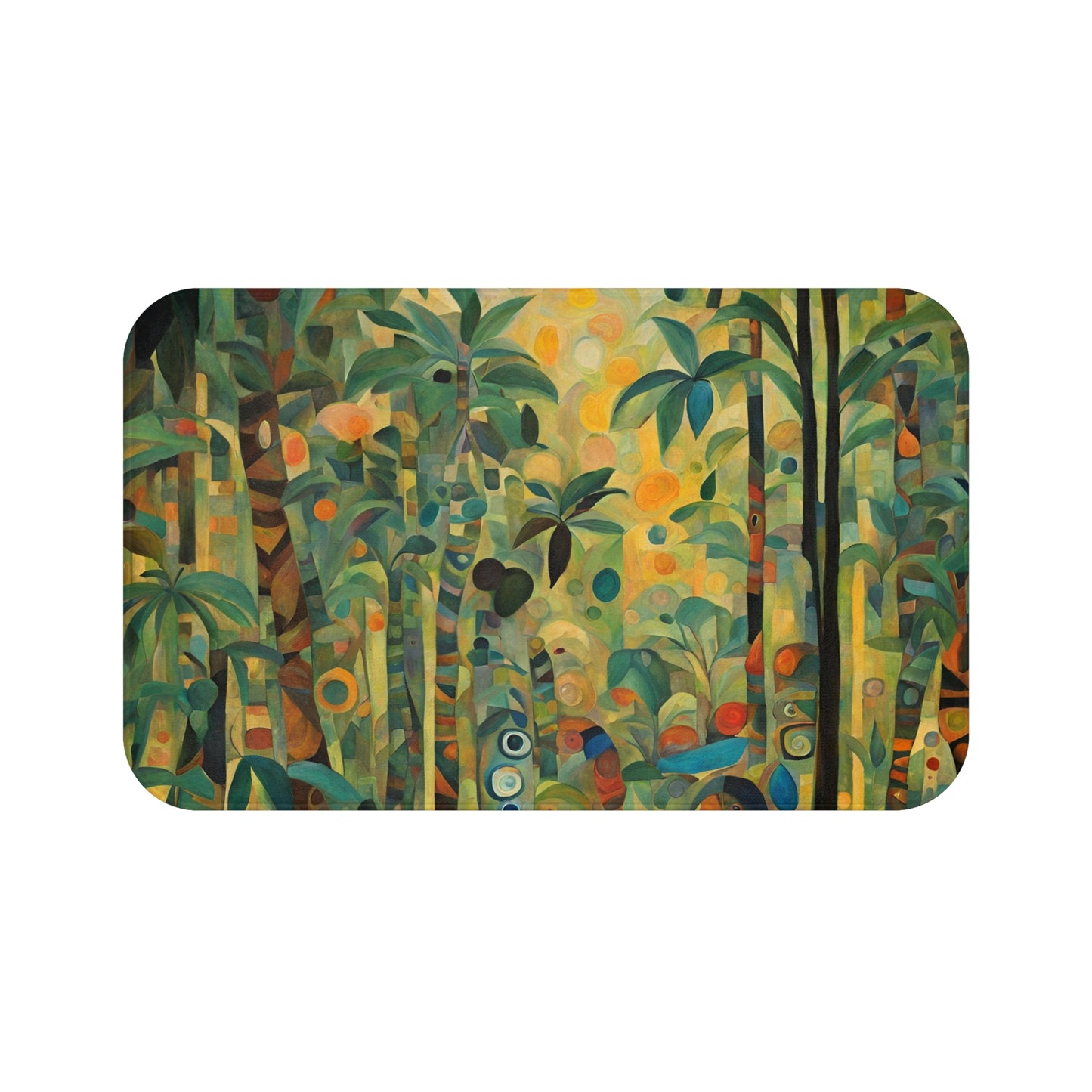 Jungle Vibes Microfiber Bath Mat