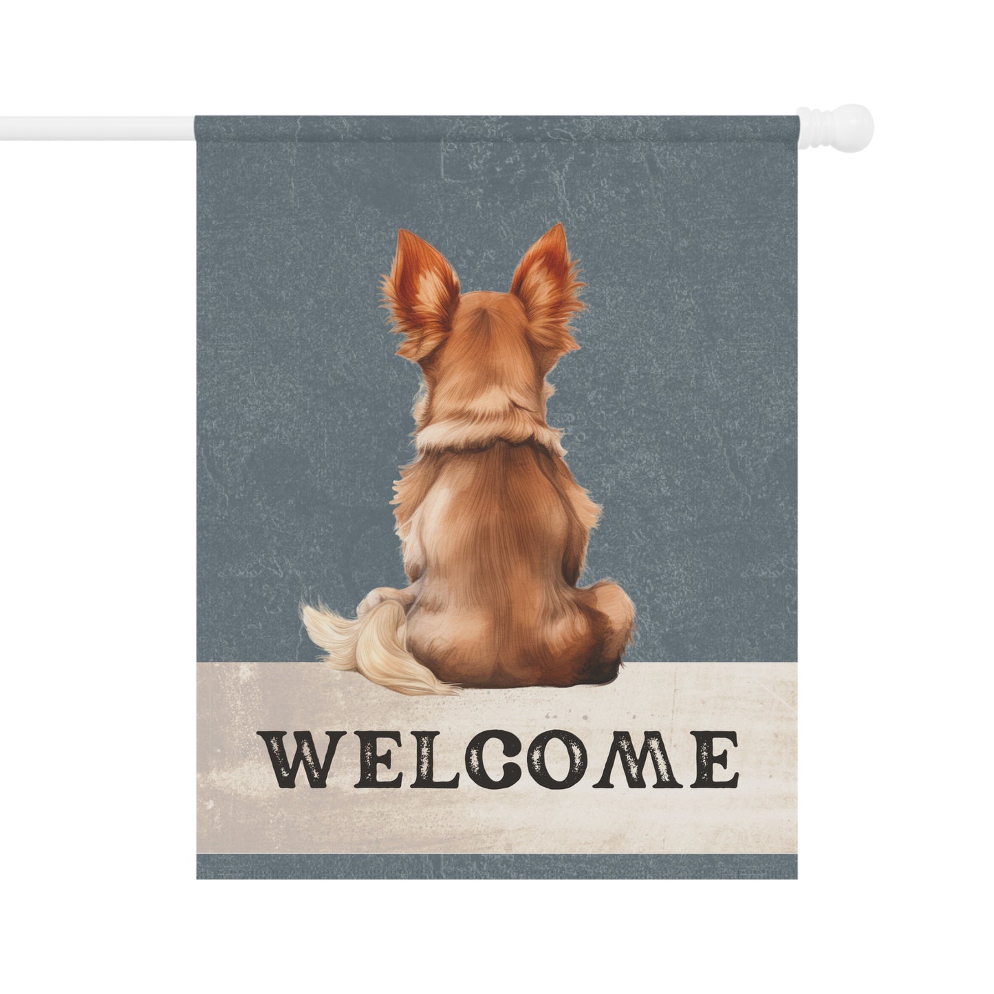 Chihuahua Welcome 2-Sided Garden & House Flag/Banner