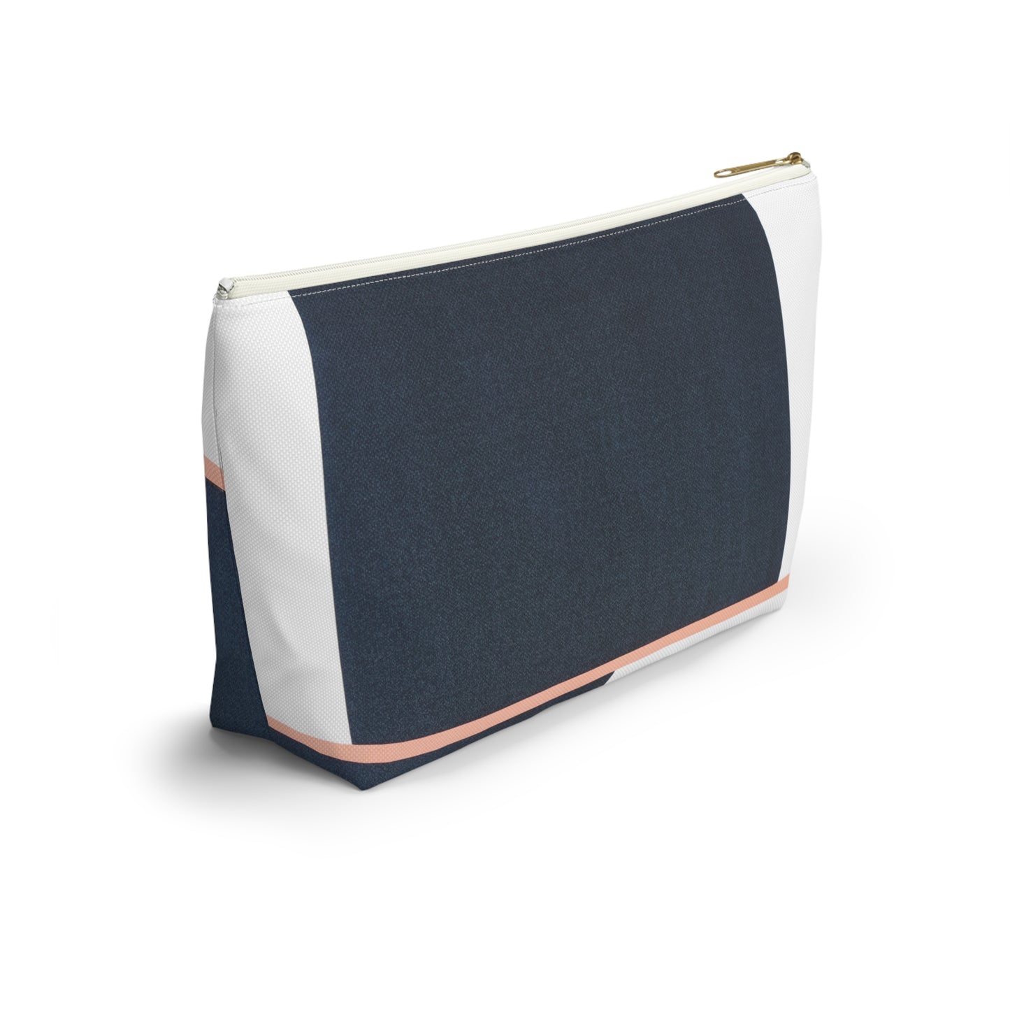 Modern Nautical Accessory Pouch w T-bottom