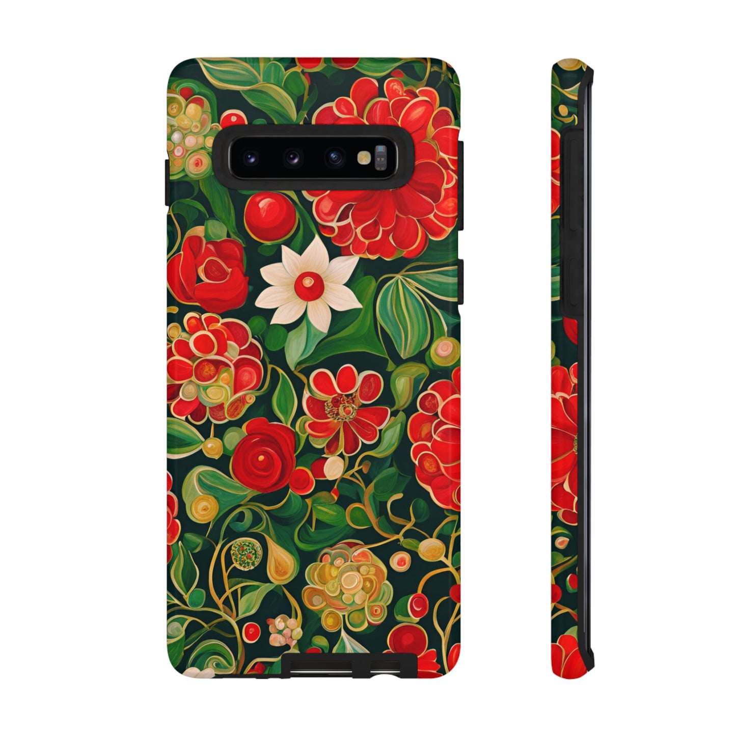 December Flowers iPhone Samsung Galaxy Google Pixel Tough Cases