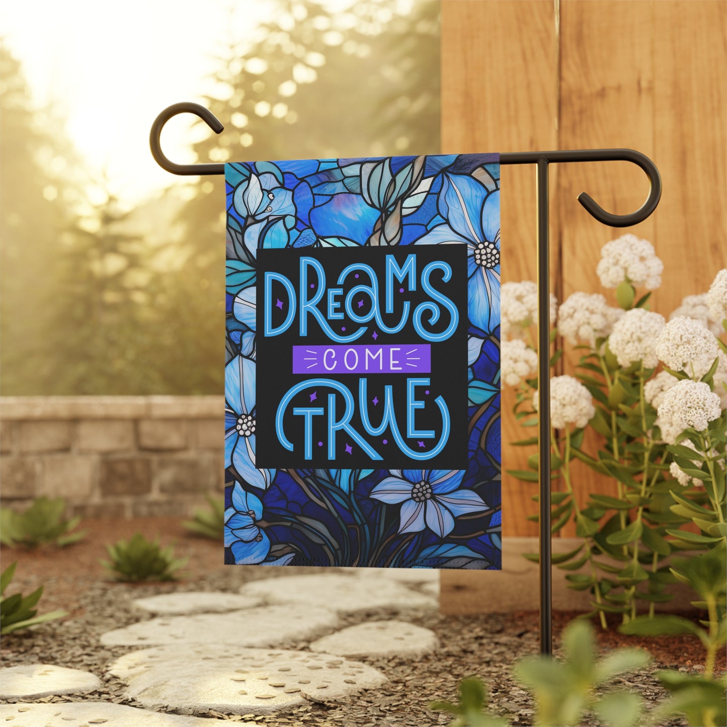 Dreams Come True 2-Sided Garden & House Flag/Banner