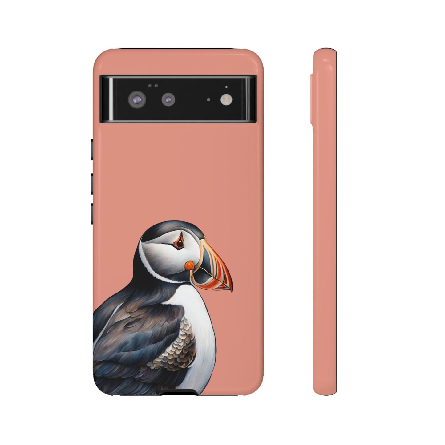 Puffin Wildlife iPhone Samsung Galaxy Google Pixel Tough Cases