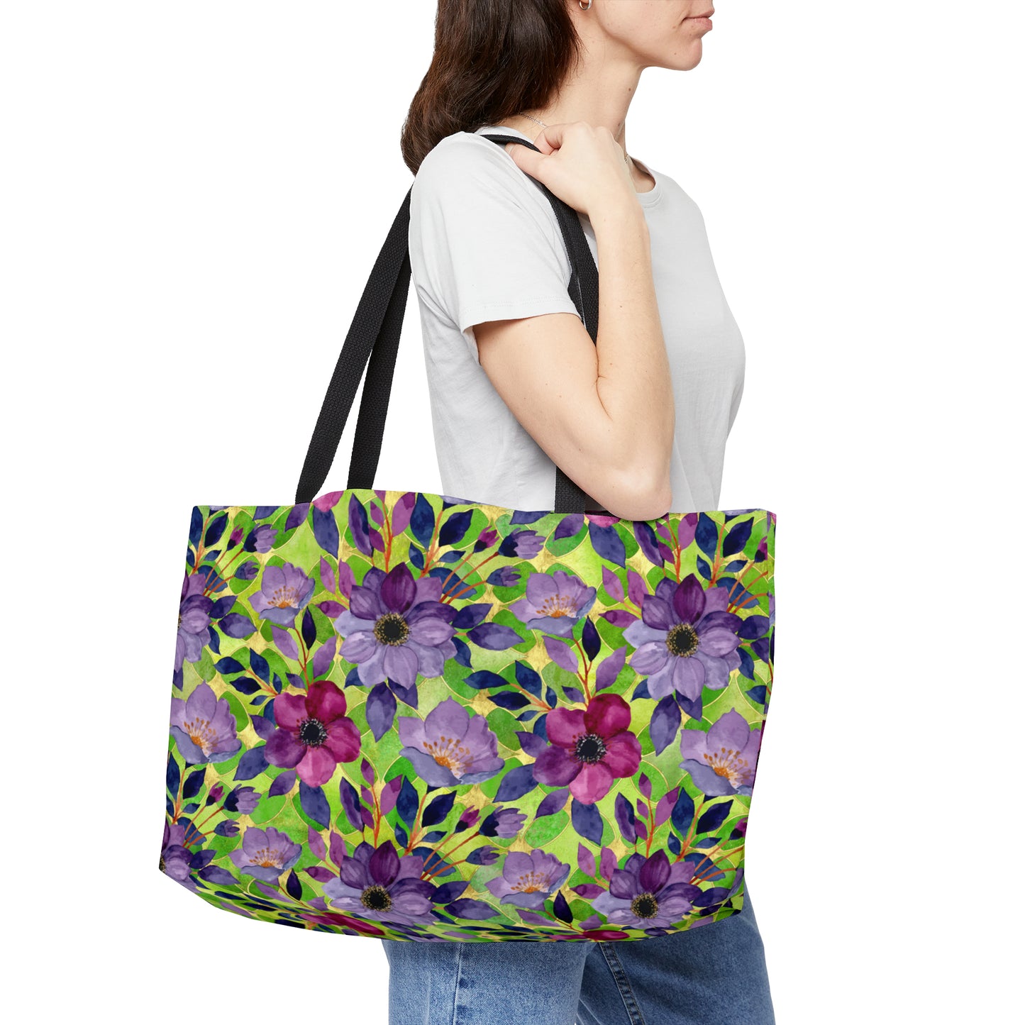 Skipper Floral Weekender Tote Bag