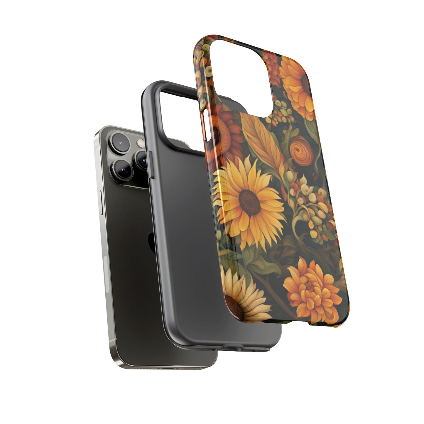 Autumn Flowers iPhone Samsung Galaxy Google Pixel Tough Cases