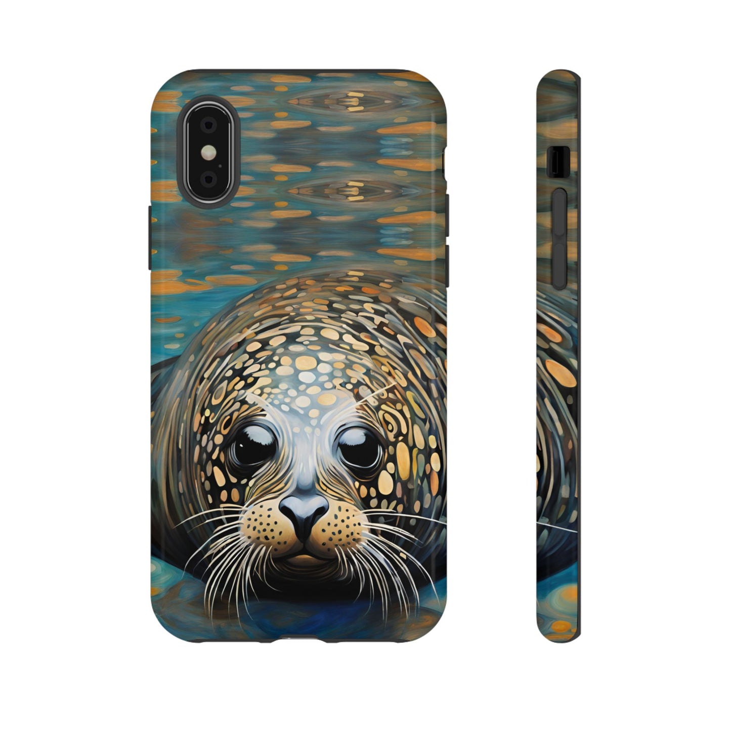 Harbor Seal Wildlife iPhone Samsung Galaxy Google Pixel Tough Cases