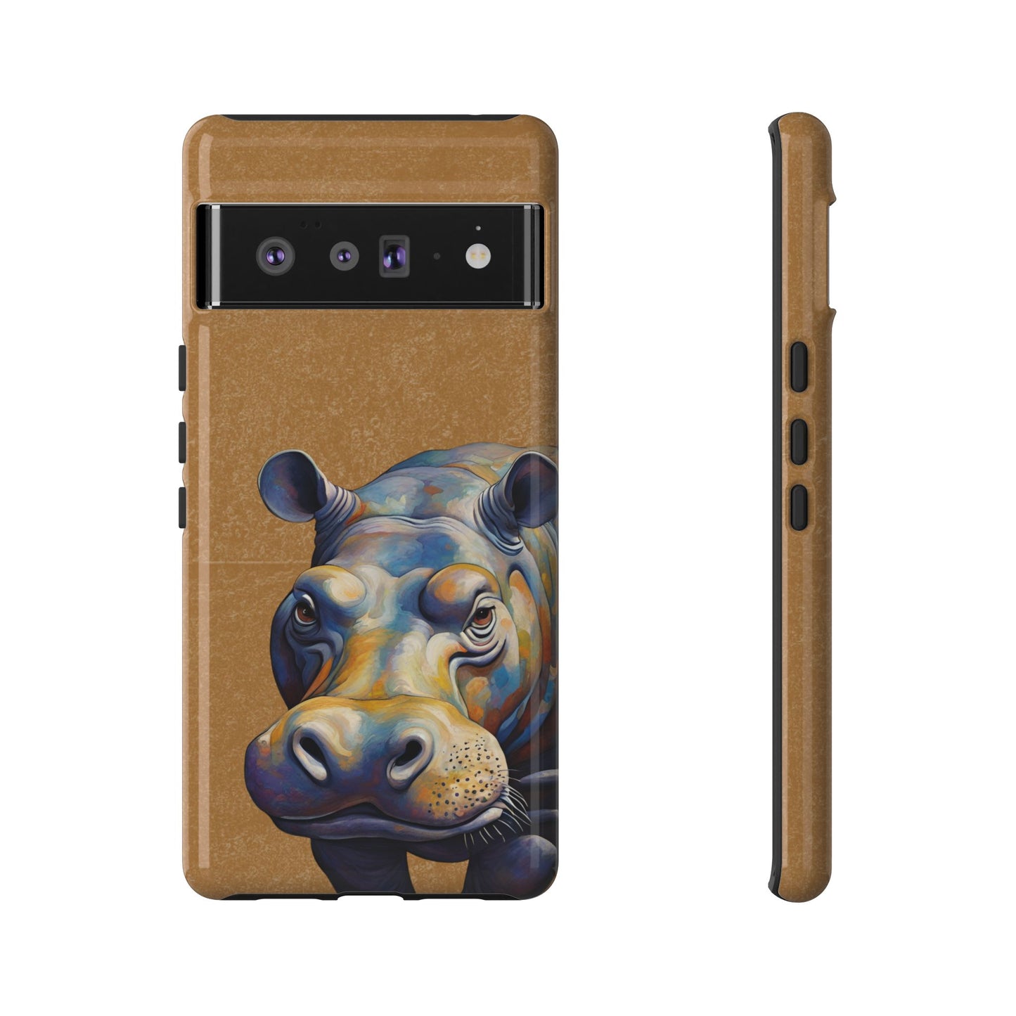 Hippo Wildlife iPhone Samsung Galaxy Google Pixel Tough Cases