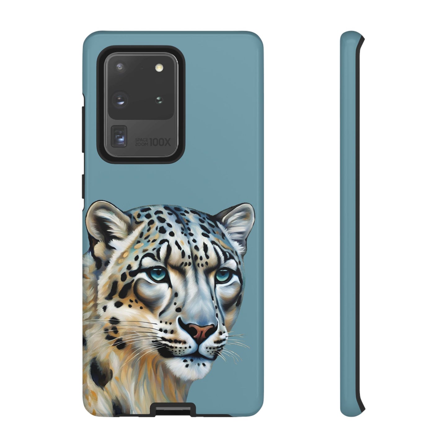 Snow Leopard iPhone Samsung Galaxy Google Pixel Tough Cases