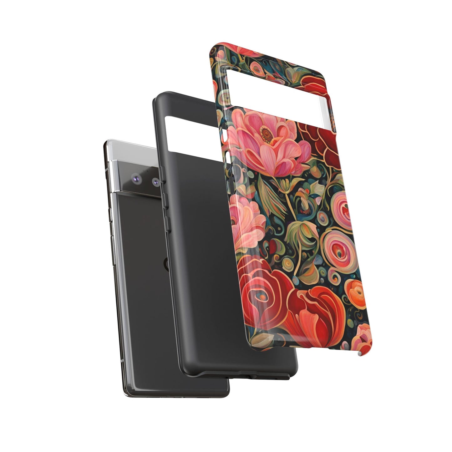 February Flowers iPhone Samsung Galaxy Google Pixel Tough Cases