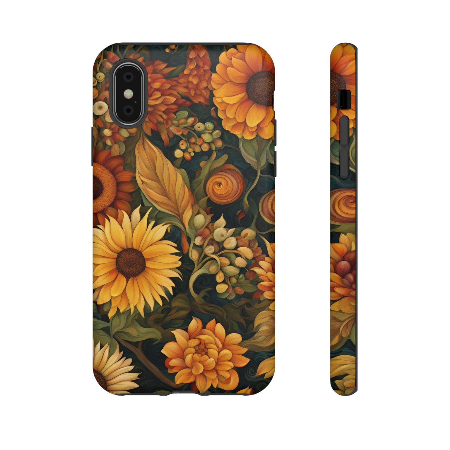 Autumn Flowers iPhone Samsung Galaxy Google Pixel Tough Cases