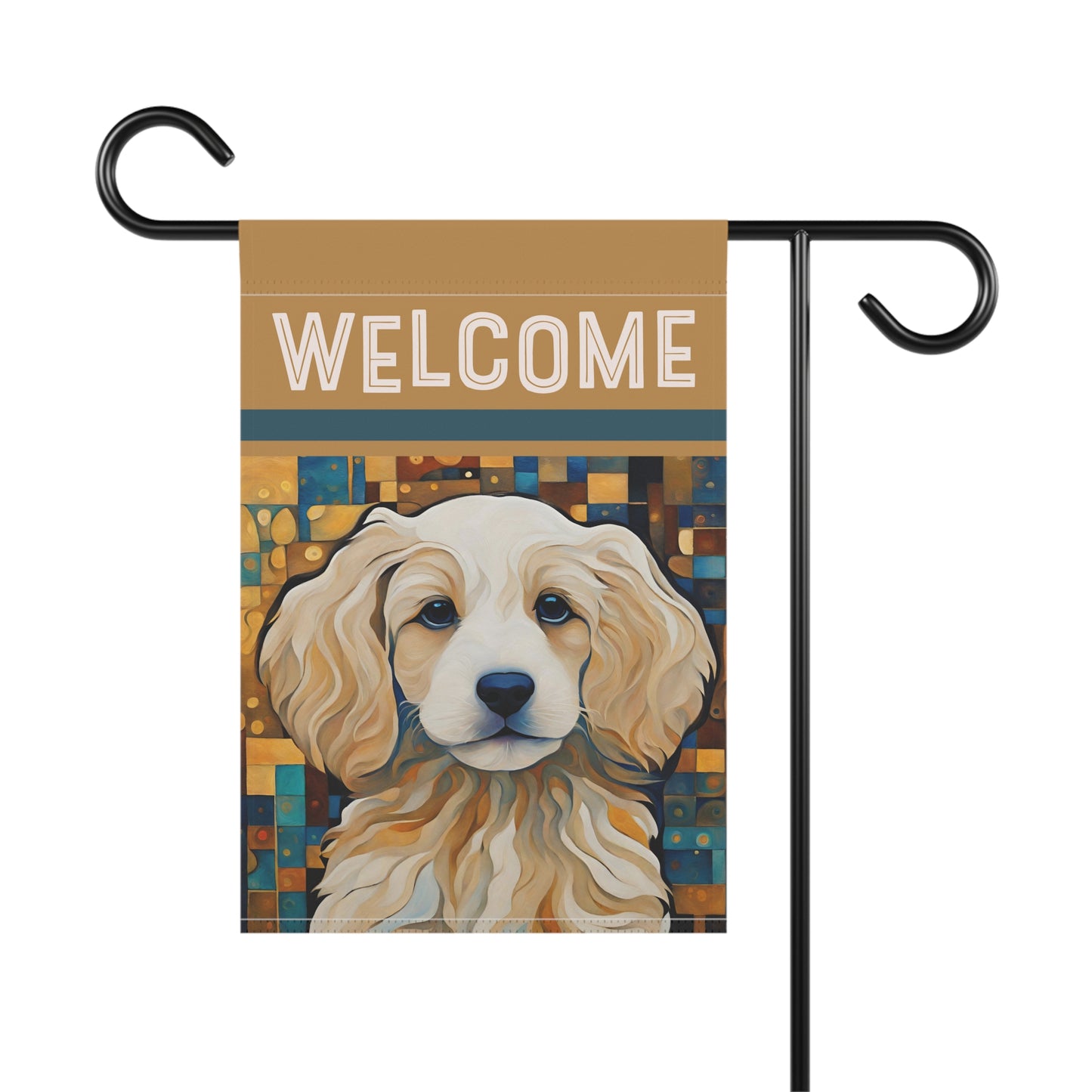 Billie Welcome 2-Sided Garden & House Flag/Banner