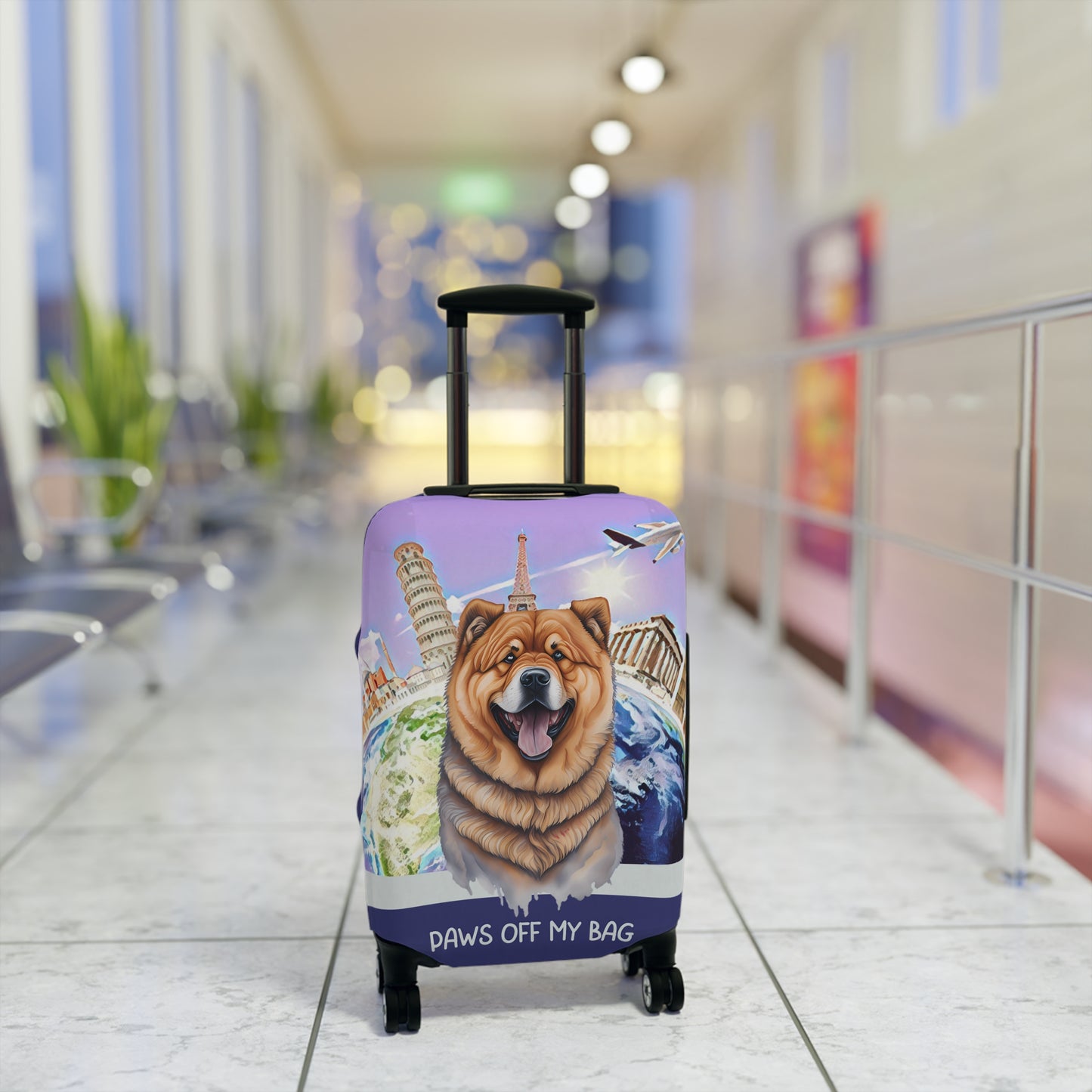 Chow Chow Paws Off My Bag Luggage Cover