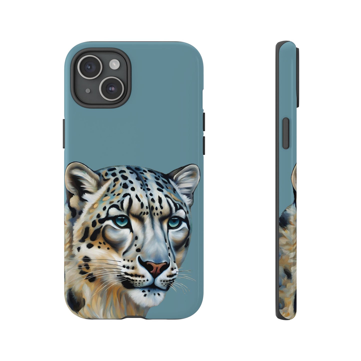 Snow Leopard iPhone Samsung Galaxy Google Pixel Tough Cases