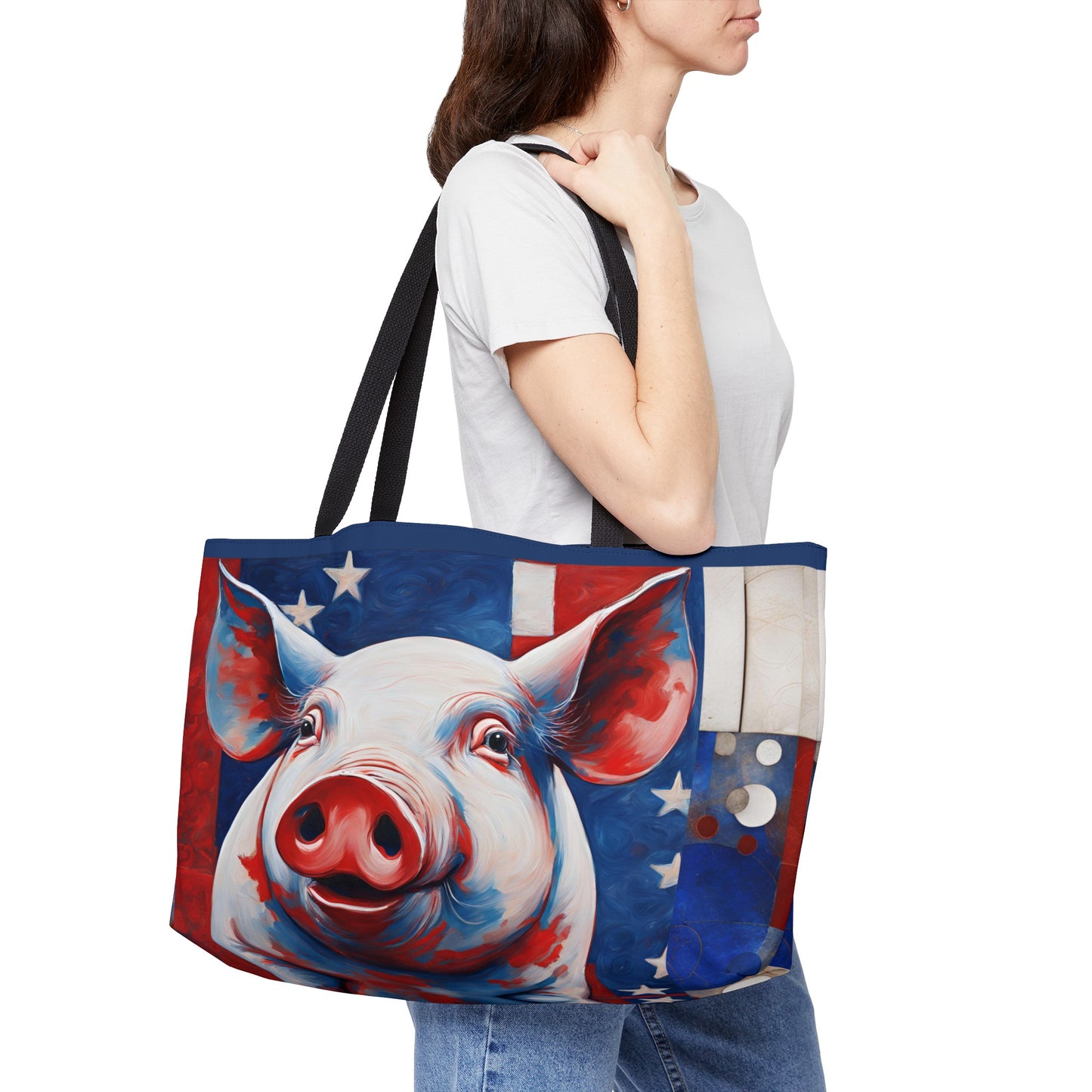 All American Pig Weekender Tote Bag