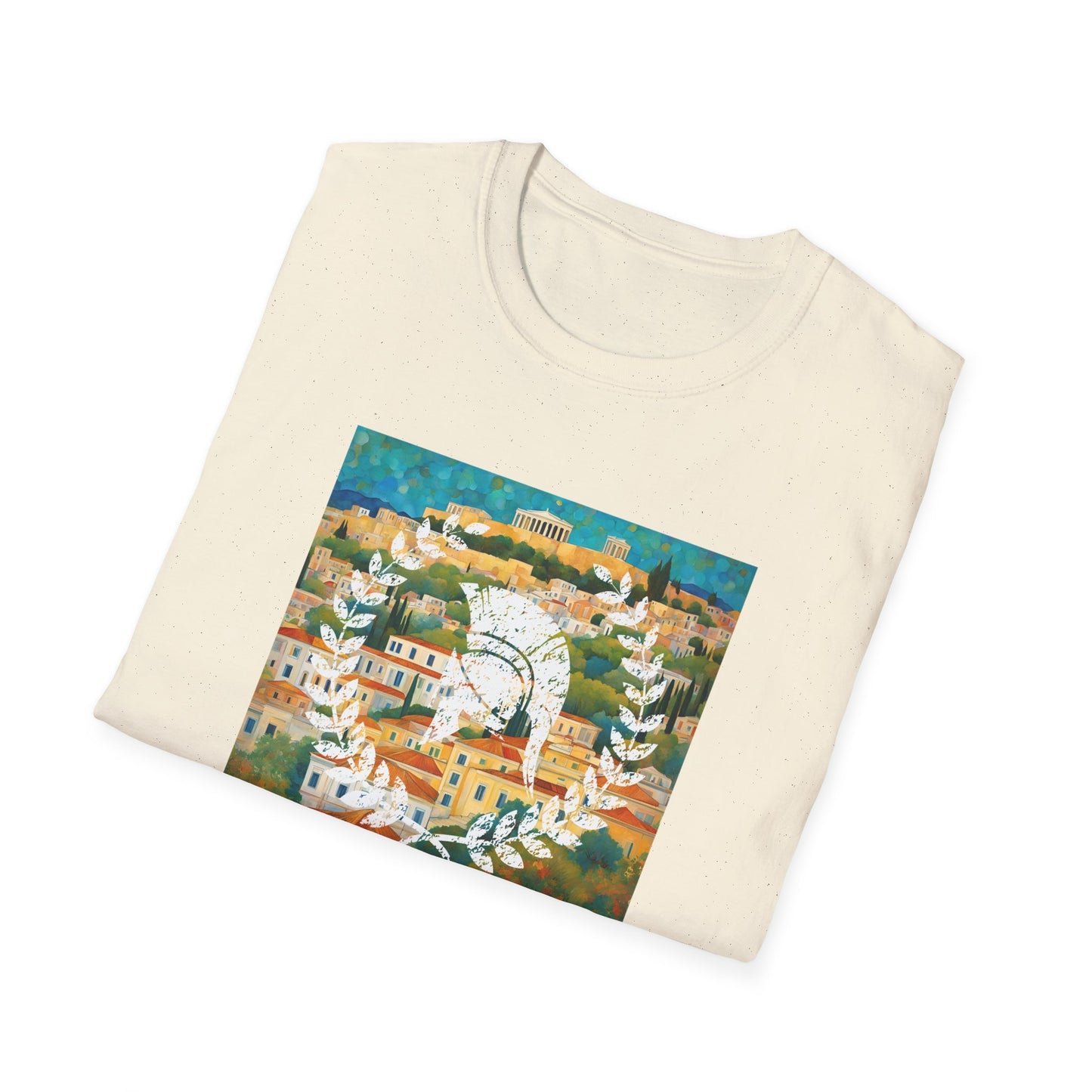 Athens Greece Travel Art Unisex Softstyle T-Shirt