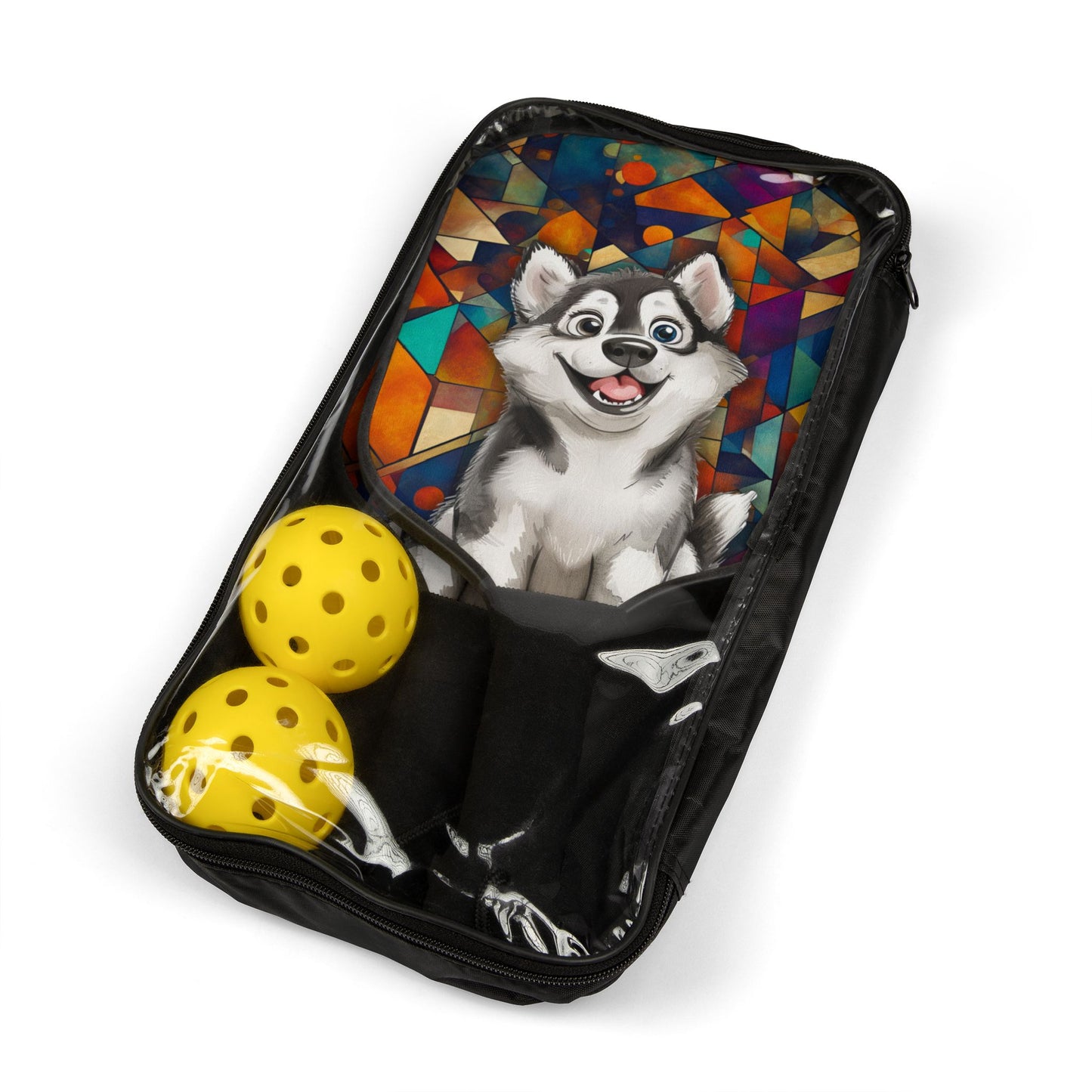 Playful Husky Pickleball Kit