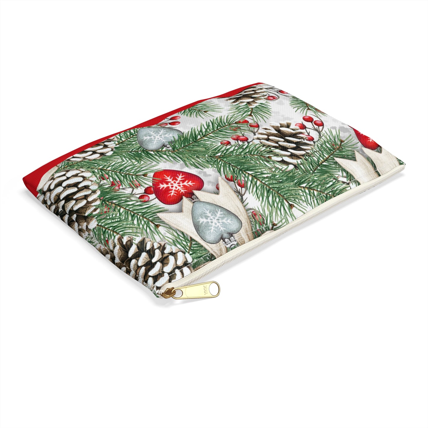 Pinecones & Bows Accessory Pouch