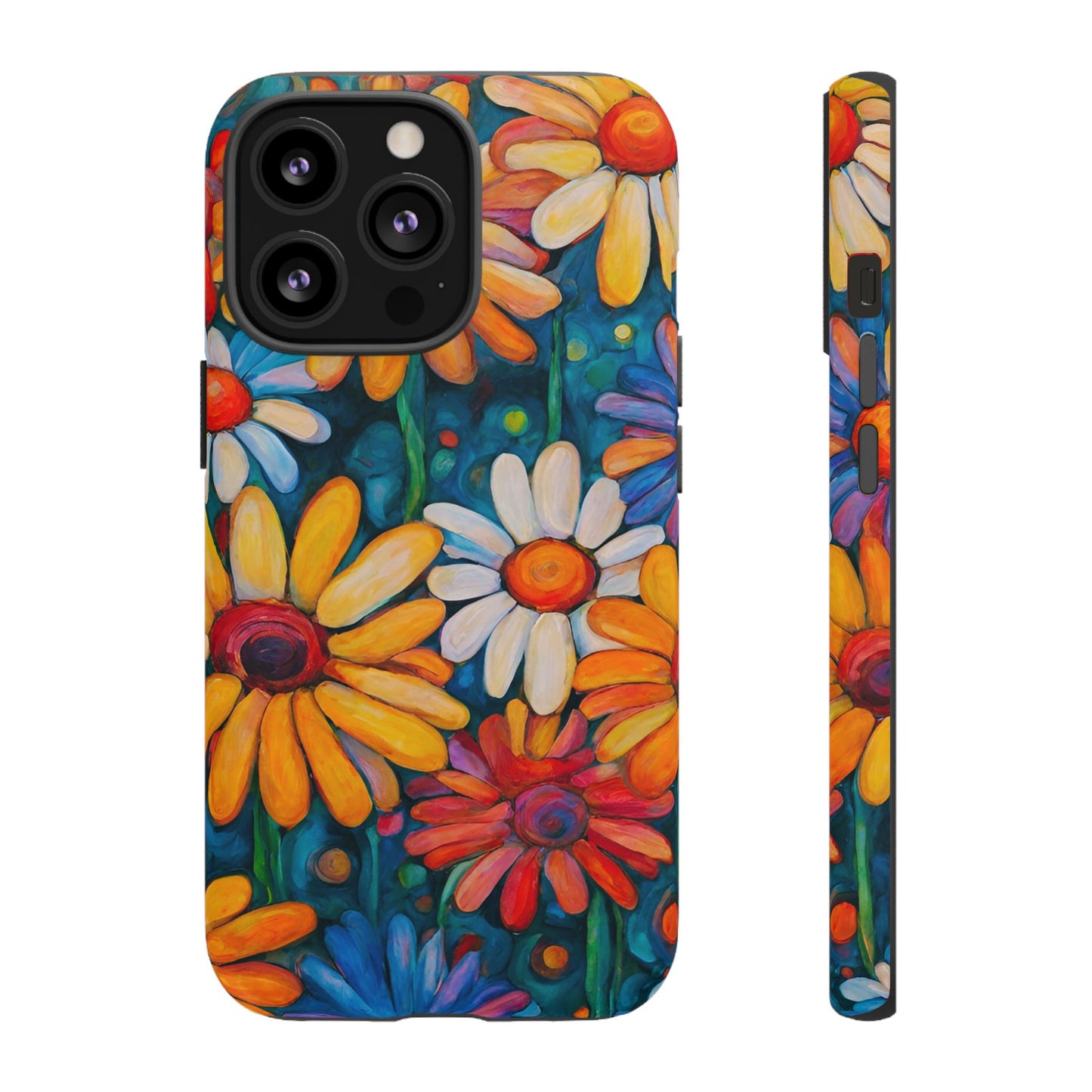 Crazy Daisies iPhone Samsung Galaxy Google Pixel Tough Cases