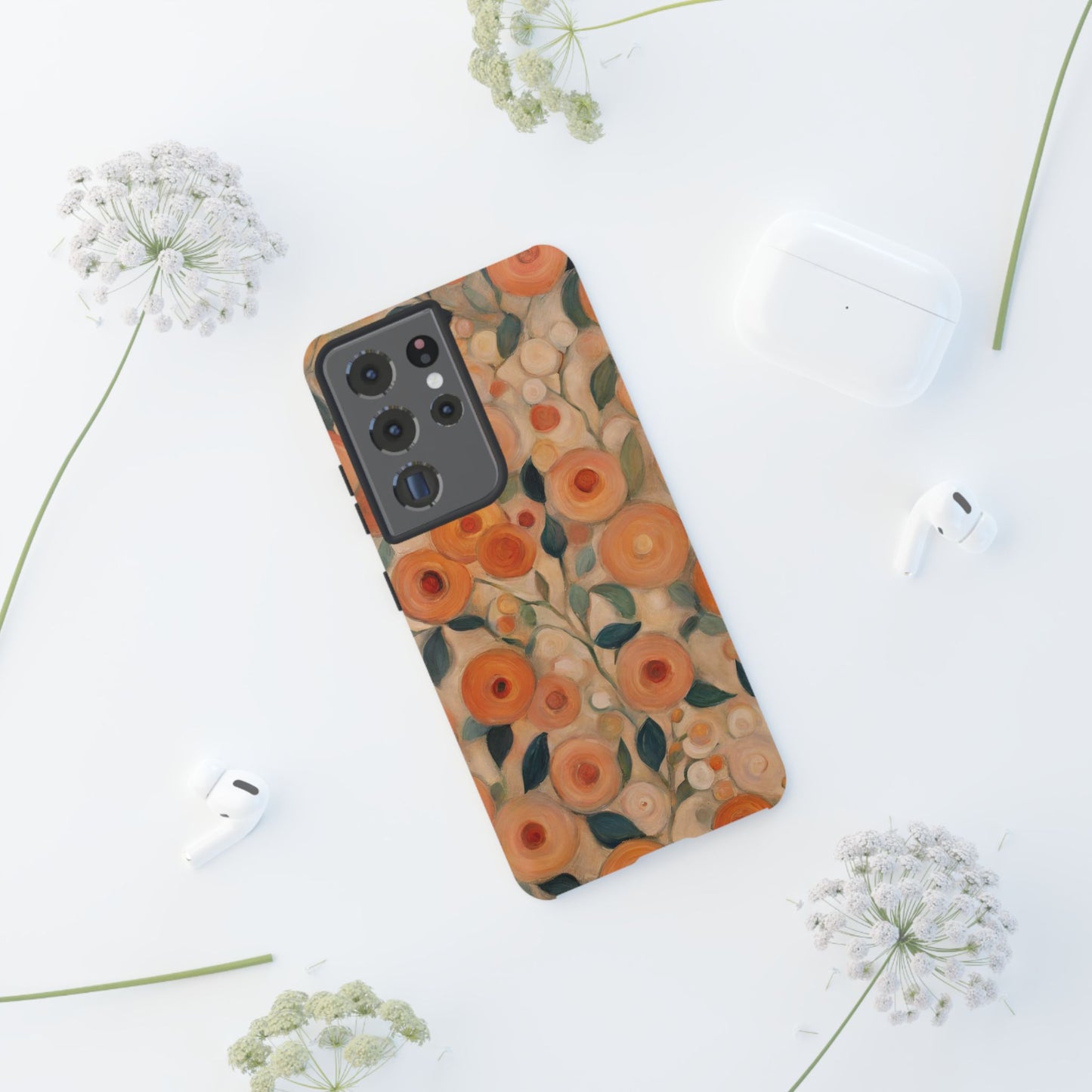 Citrus Floral iPhone Samsung Galaxy Google Pixel Tough Cases