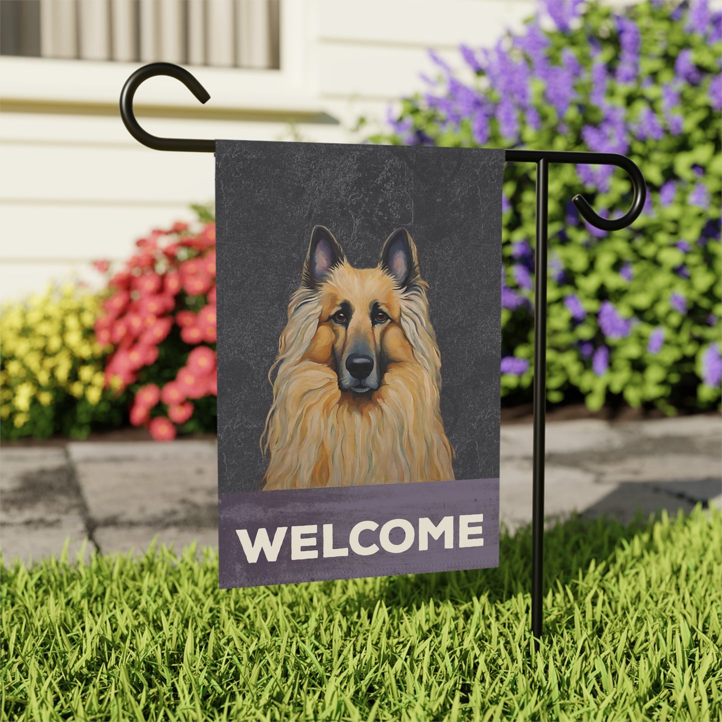 Belgian Tervuren Welcome 2-Sided Garden & House Flag/Banner