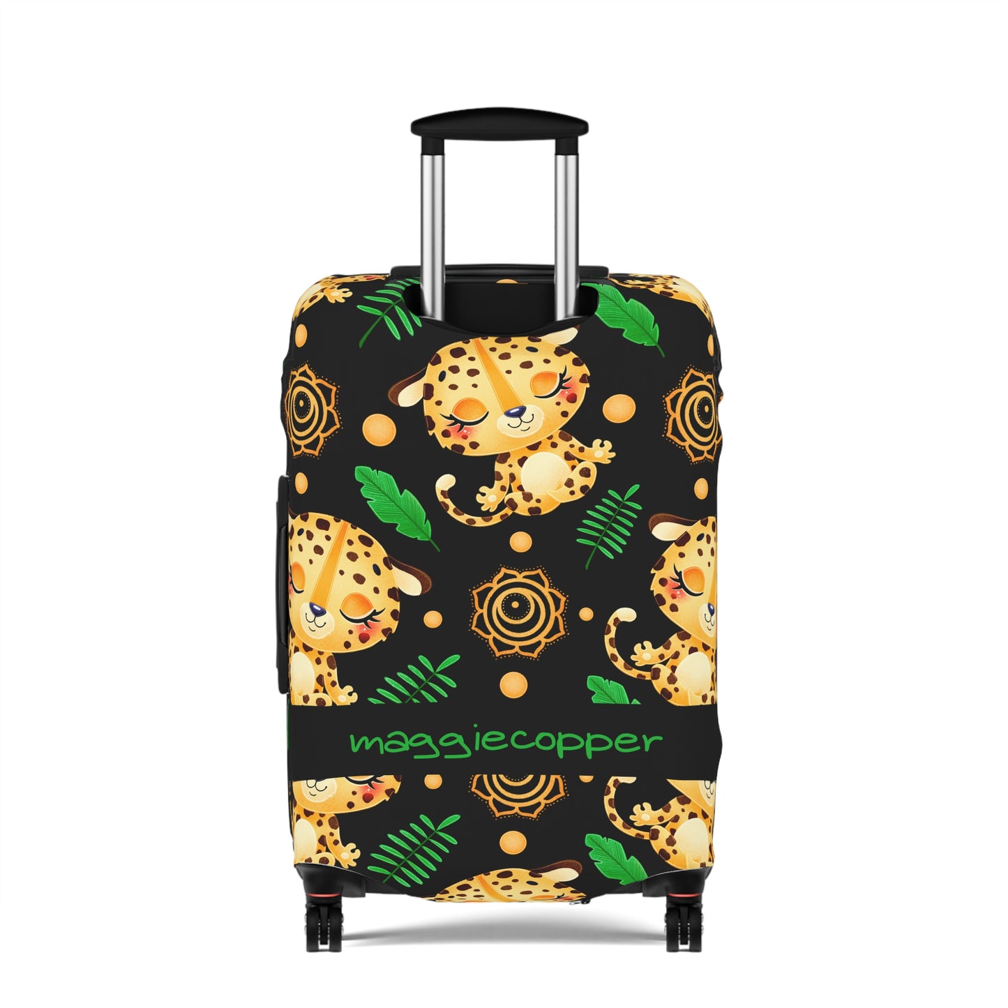 Zen Leopard Luggage Cover