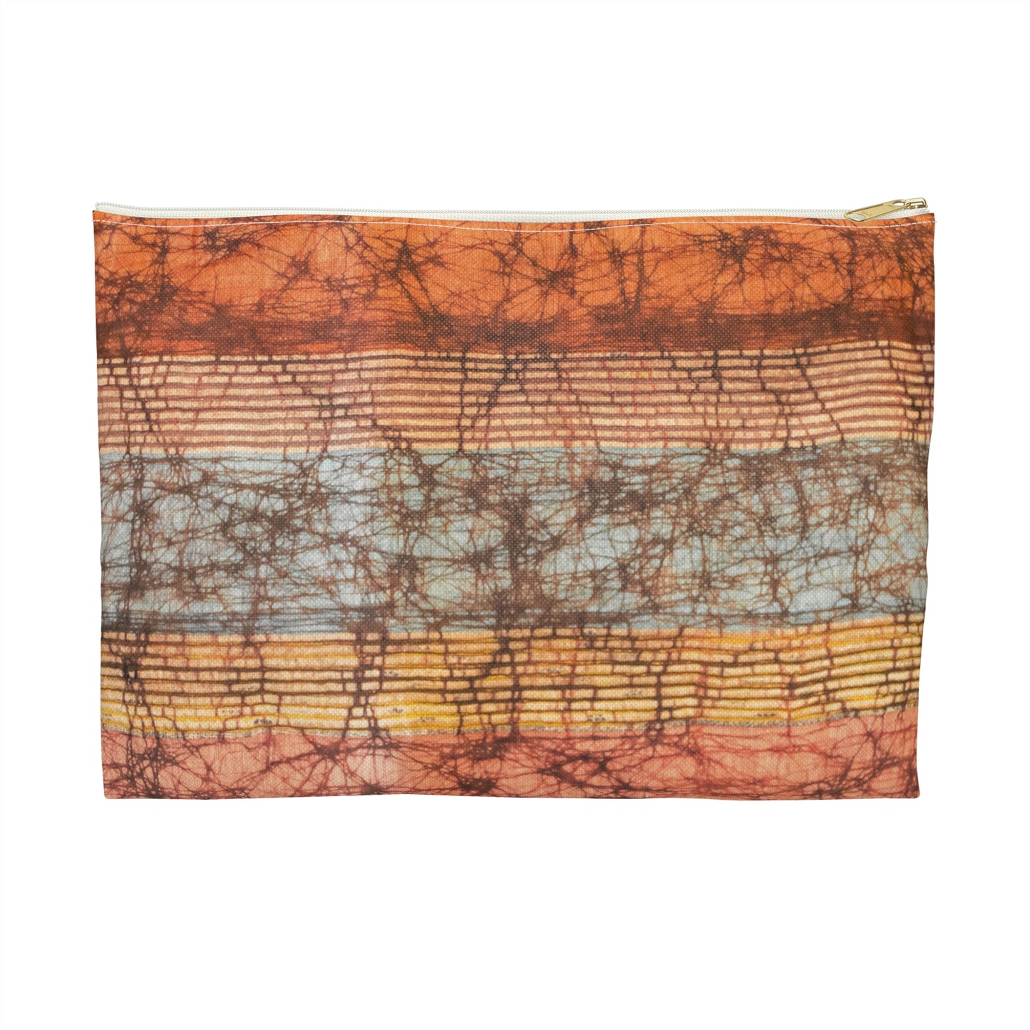 Batik in Browns Accessory Pouch