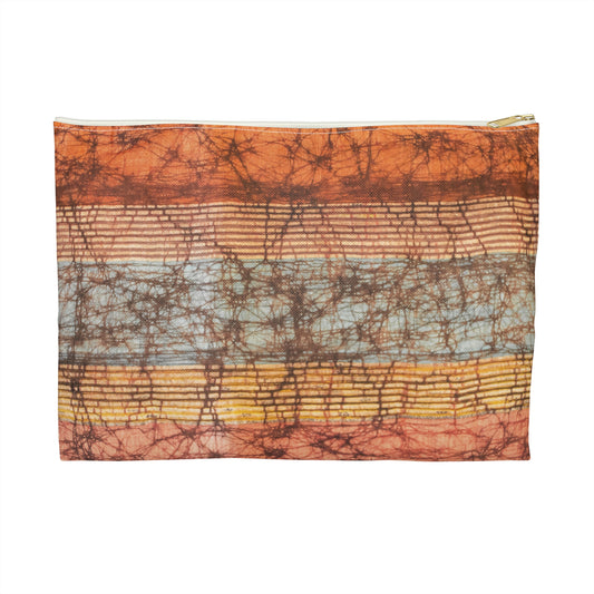 Batik in Browns Accessory Pouch