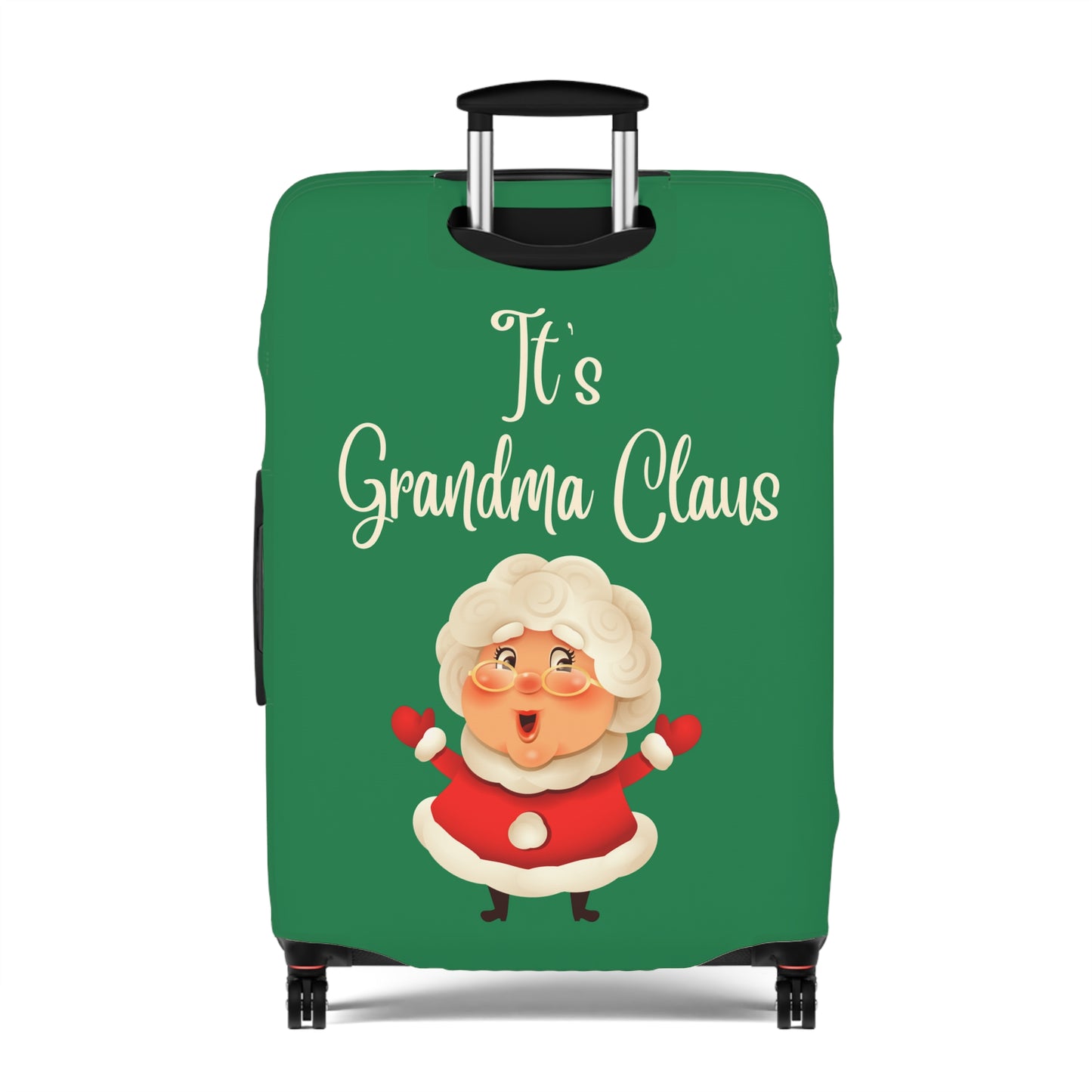 It's Grandma Claus Christmas Luggage Cover