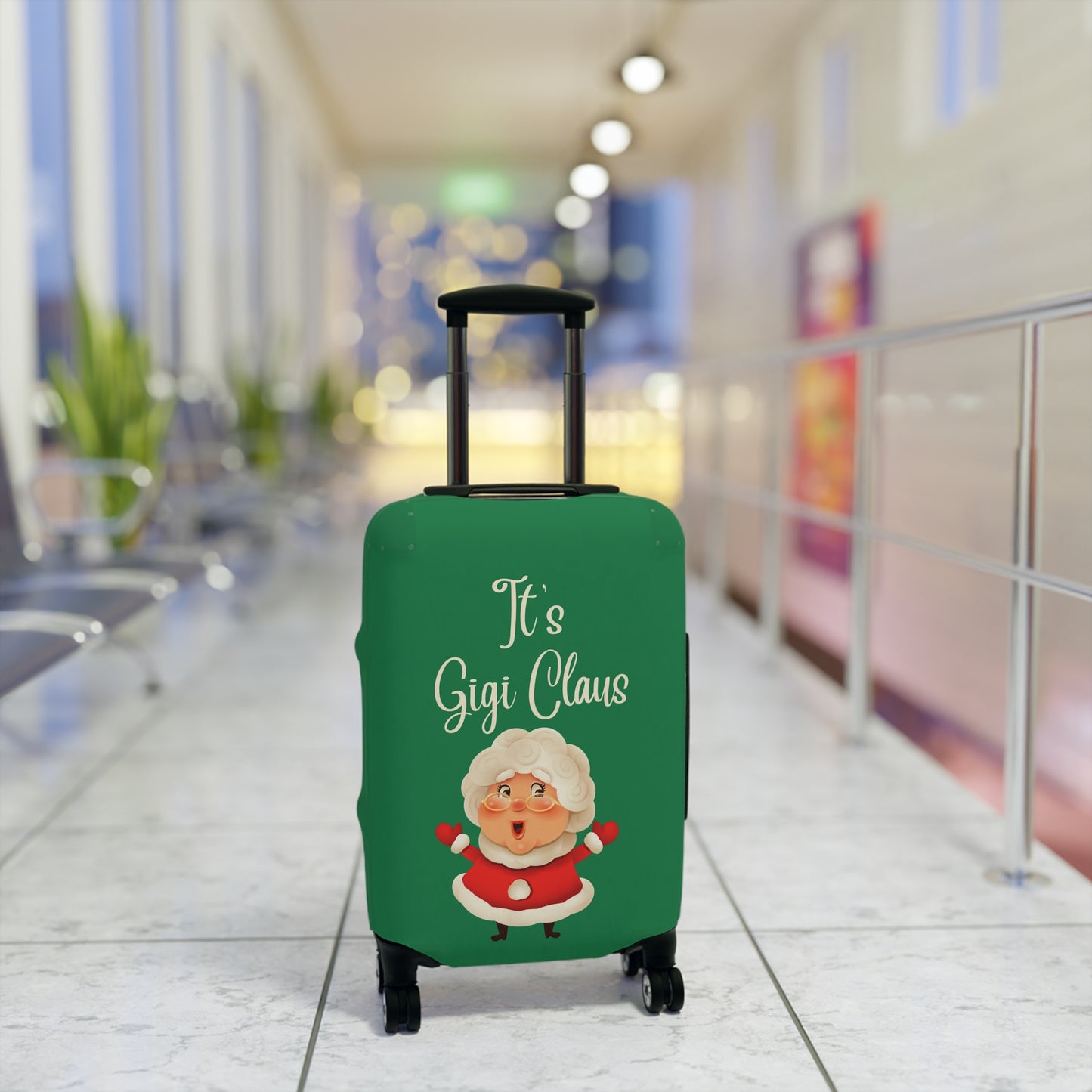 It's Gigi Claus Christmas Luggage Cover