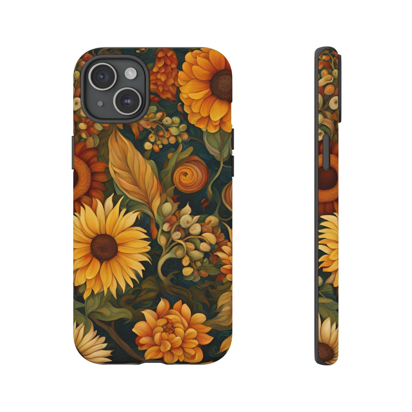 Autumn Flowers iPhone Samsung Galaxy Google Pixel Tough Cases