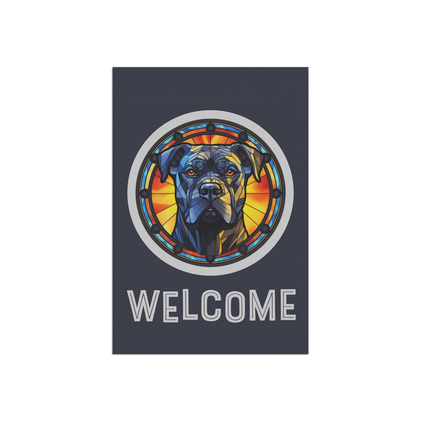 Cane Corso Welcome 2-Sided Garden & House Flag/Banner