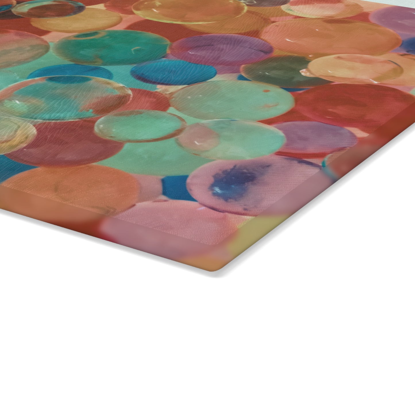 Hortense Abstract Tempered Glass Cutting Board