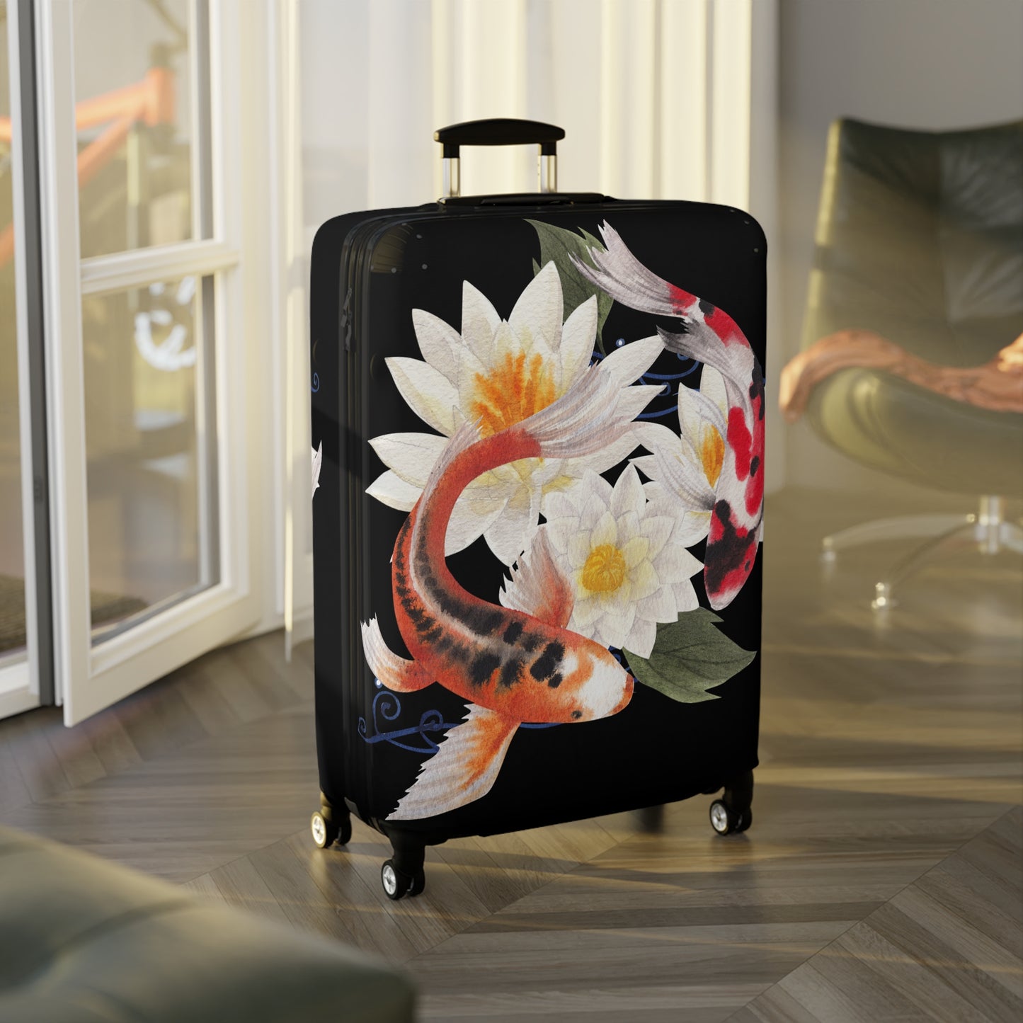 Koi Fish Duo Luggage Cover