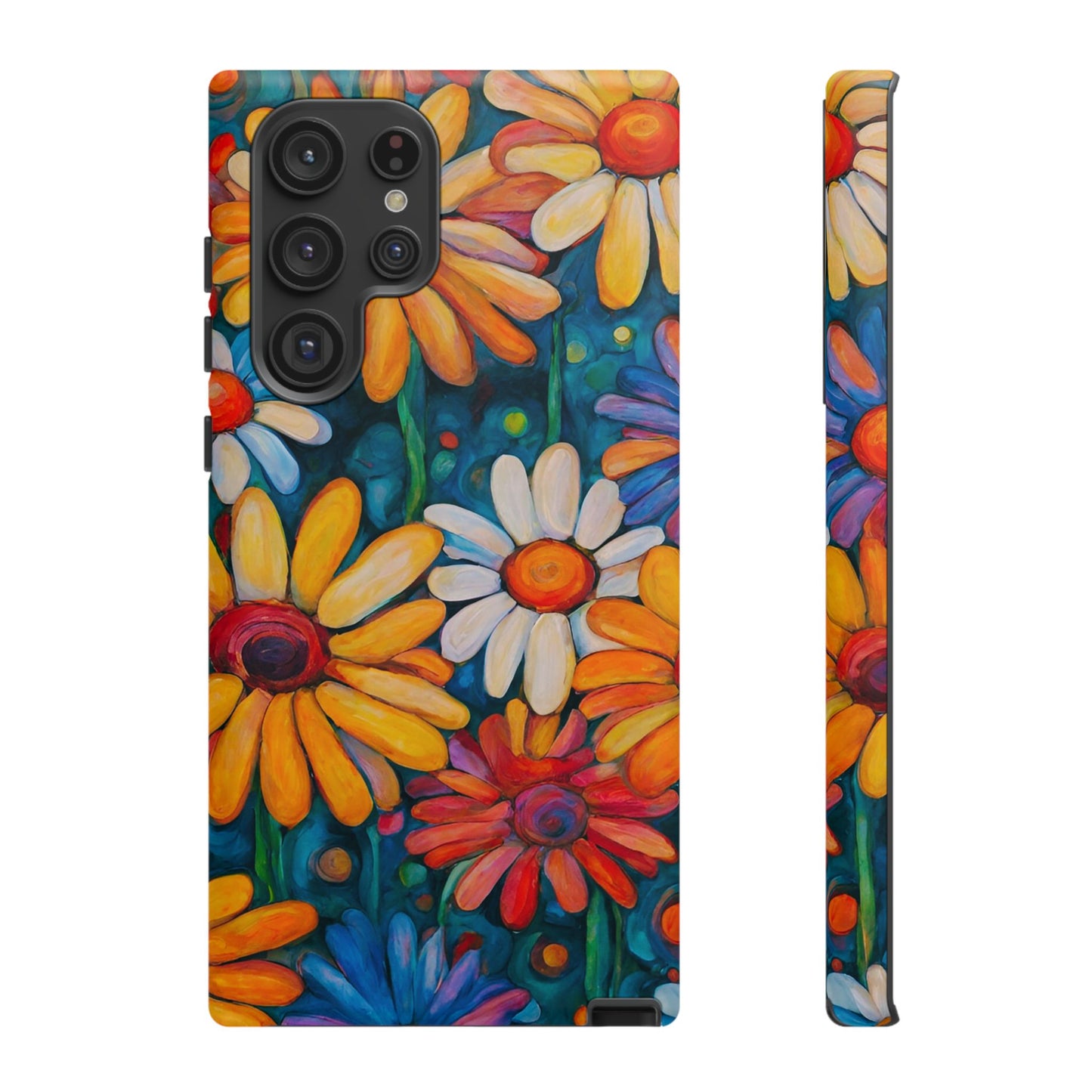 Crazy Daisies iPhone Samsung Galaxy Google Pixel Tough Cases