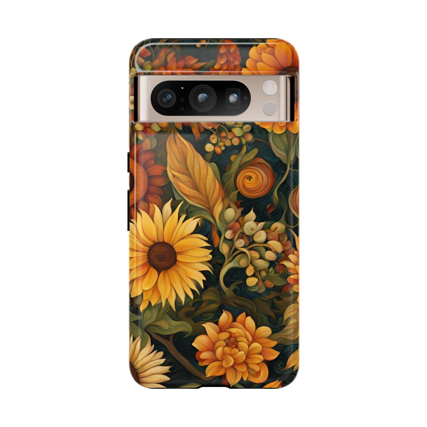 Autumn Flowers iPhone Samsung Galaxy Google Pixel Tough Cases