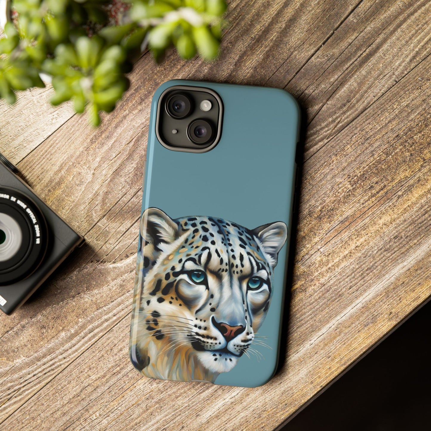 Snow Leopard iPhone Samsung Galaxy Google Pixel Tough Cases