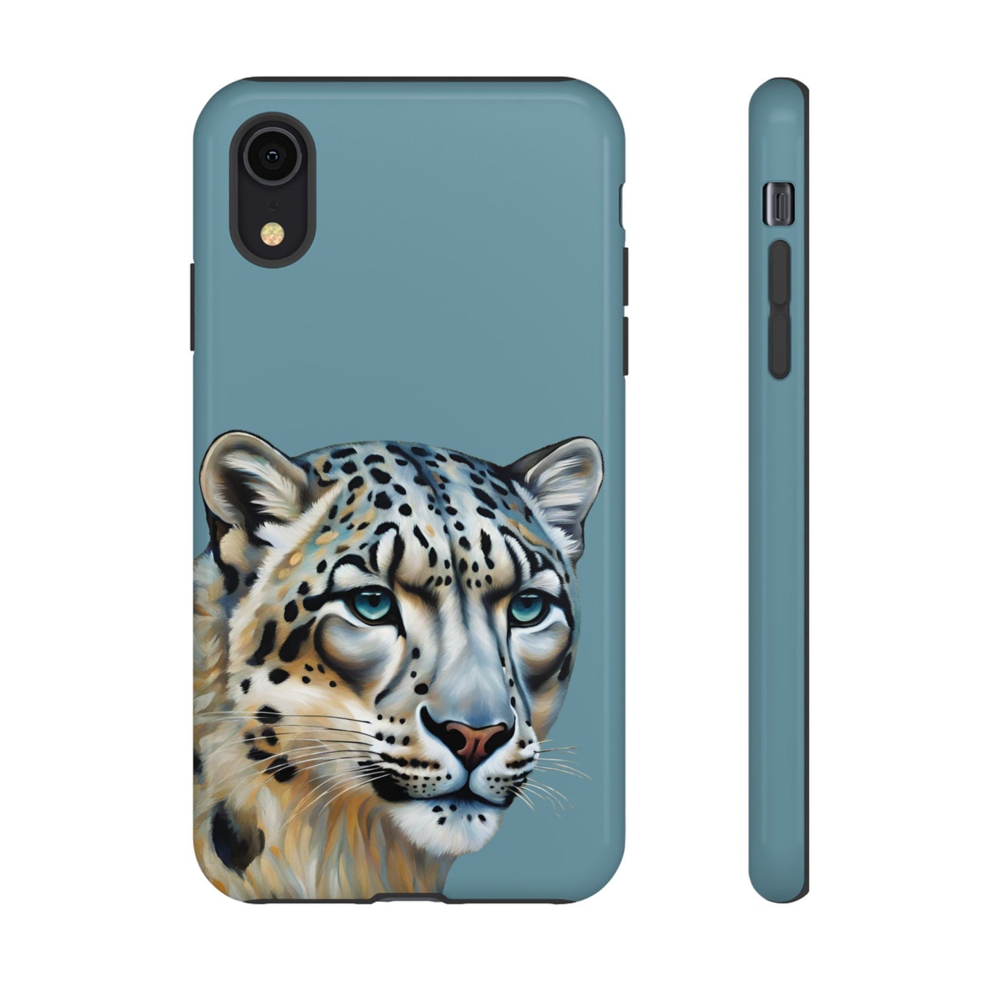 Snow Leopard iPhone Samsung Galaxy Google Pixel Tough Cases