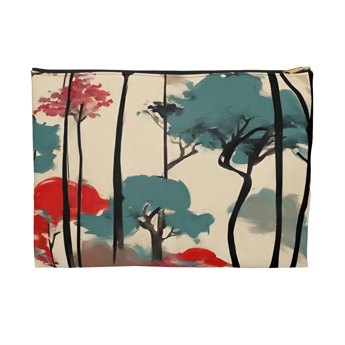 Asian Forest Accessory Pouch