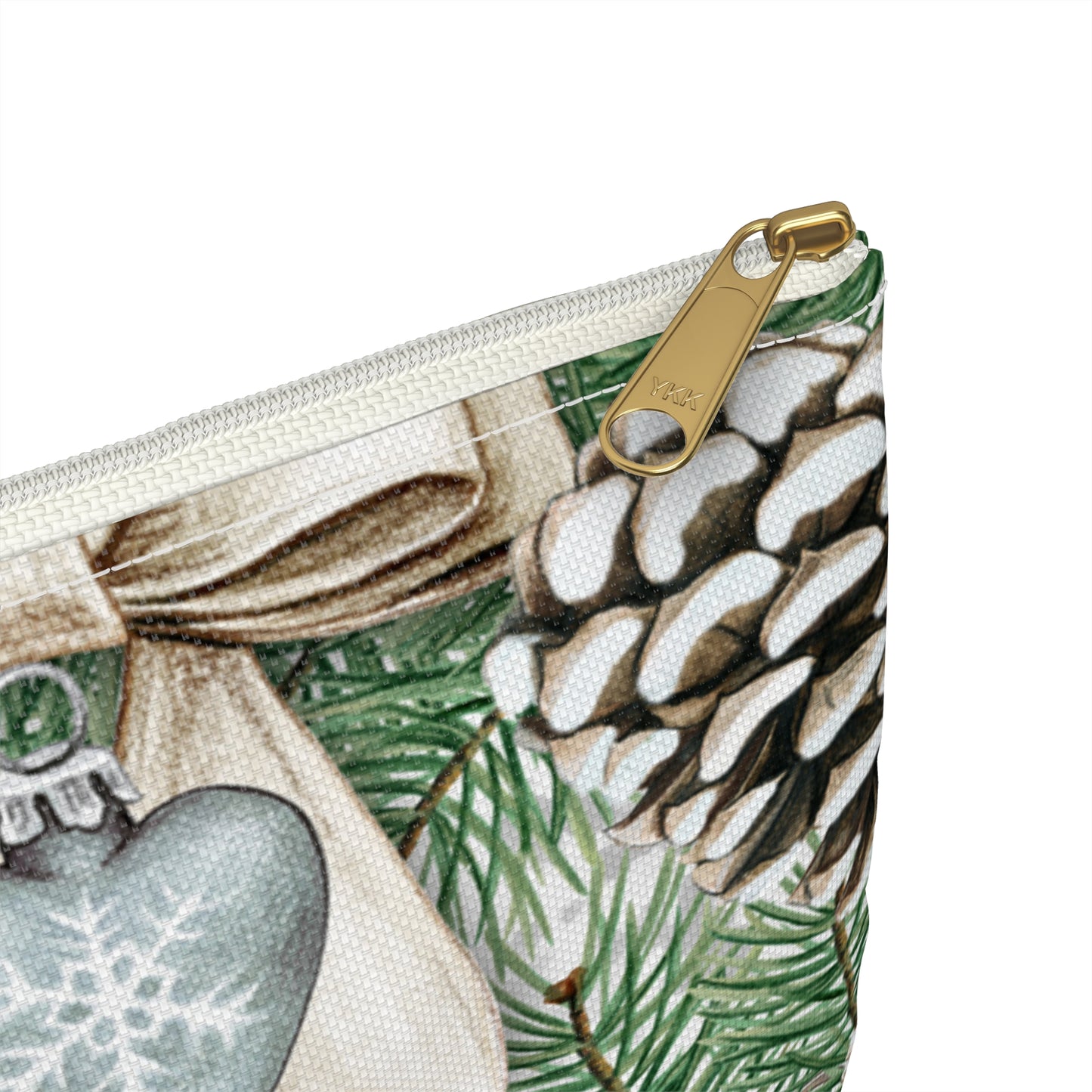 Pinecones & Bows Accessory Pouch