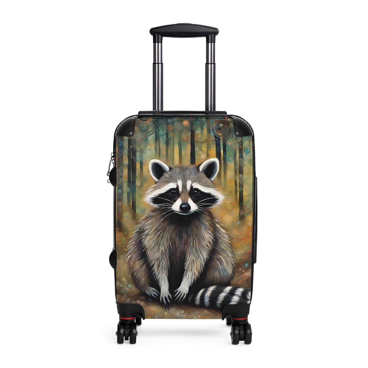 Mountain Forest Raccoon Suitcase