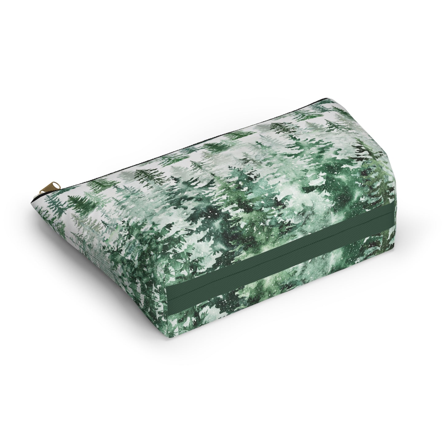 Pines in the Snow Accessory Pouch w T-bottom