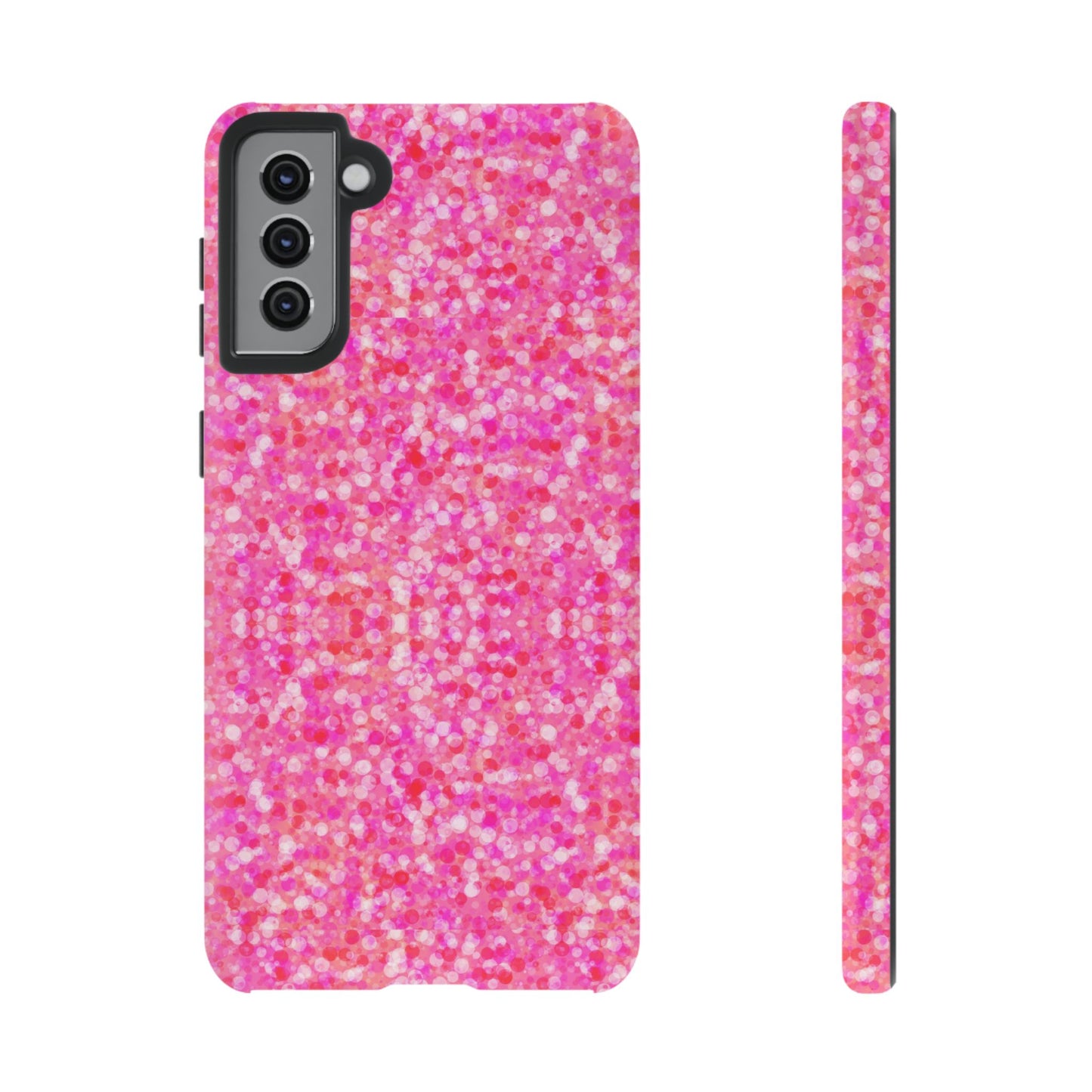 Poppin Pink iPhone Samsung Galaxy Google Pixel Tough Cases