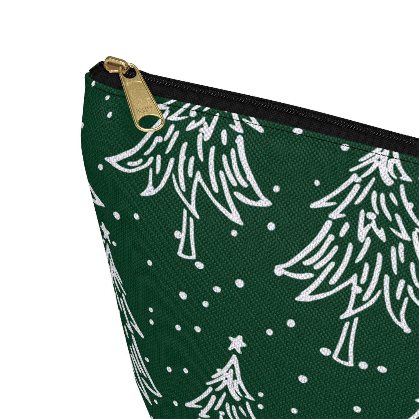 Christmas Trees for All Green Accessory Pouch w T-bottom