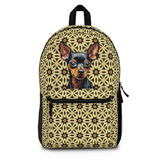 Miniature Doberman Pinscher Backpack