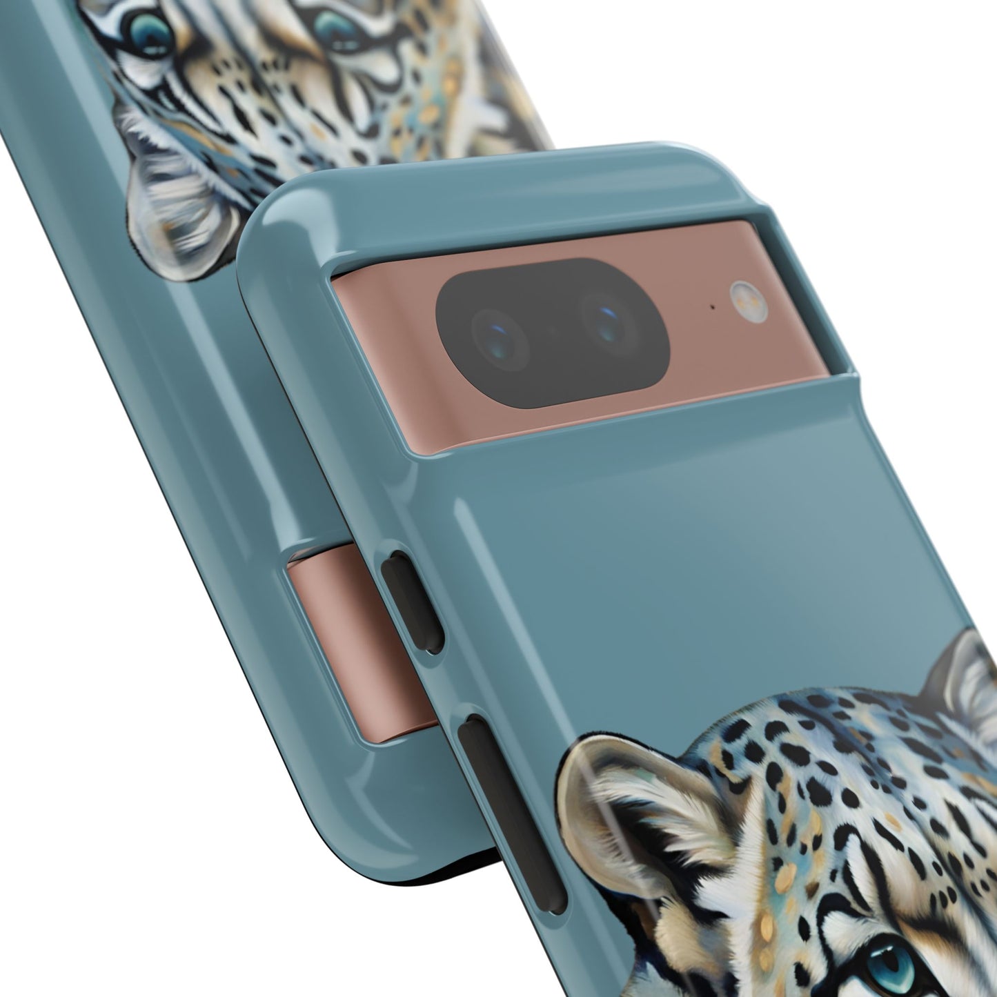 Snow Leopard iPhone Samsung Galaxy Google Pixel Tough Cases