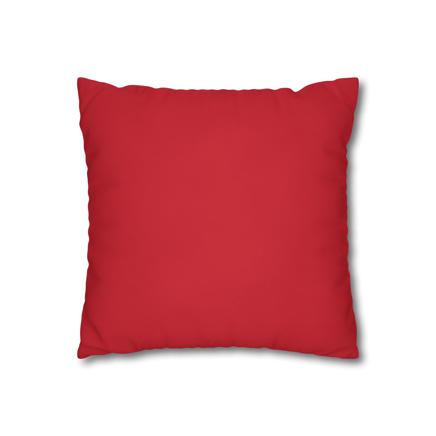 Meowy Christmas Square Poly Canvas Pillowcase