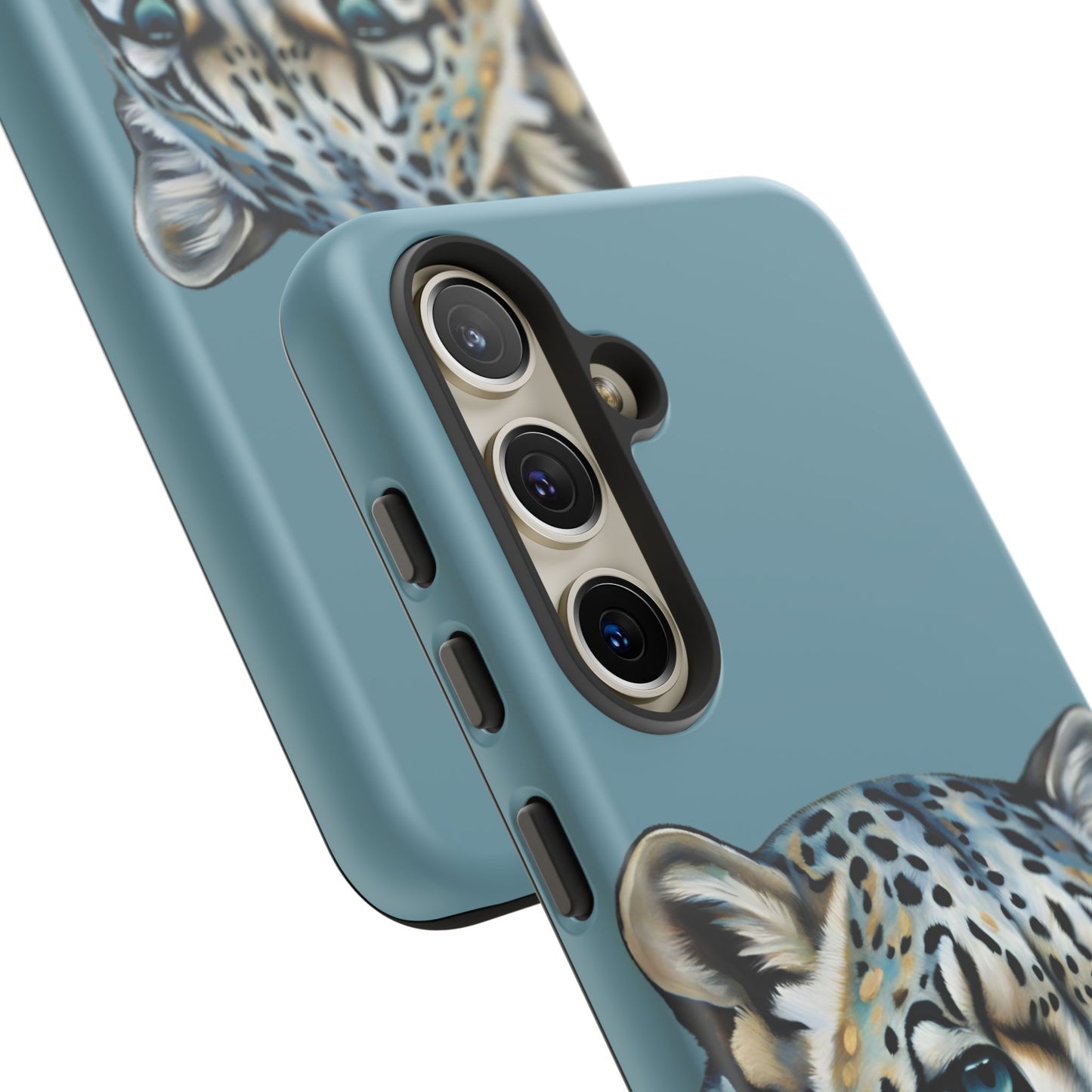 Snow Leopard iPhone Samsung Galaxy Google Pixel Tough Cases