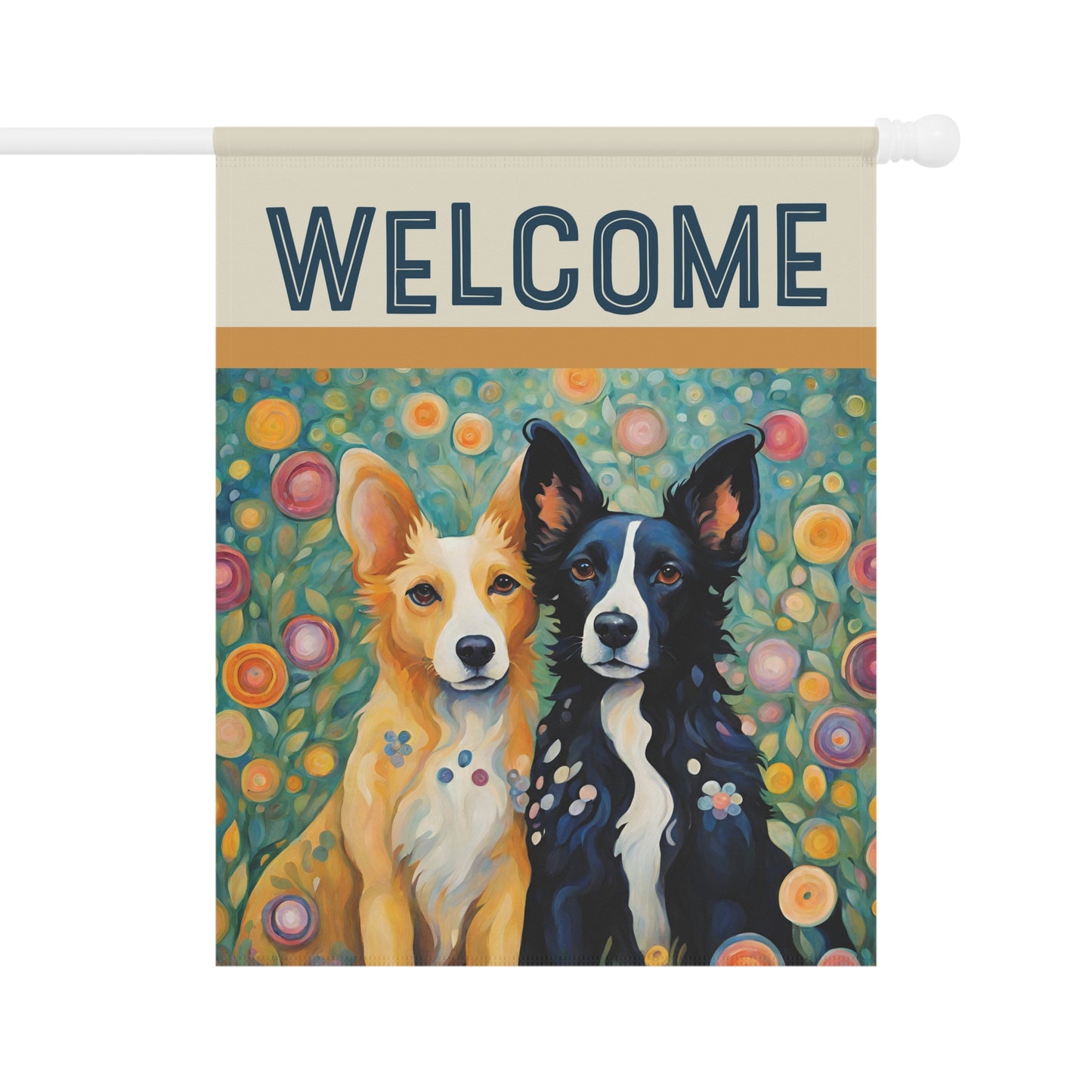 Pete & Doug Welcome 2-Sided Garden & House Flag/Banner