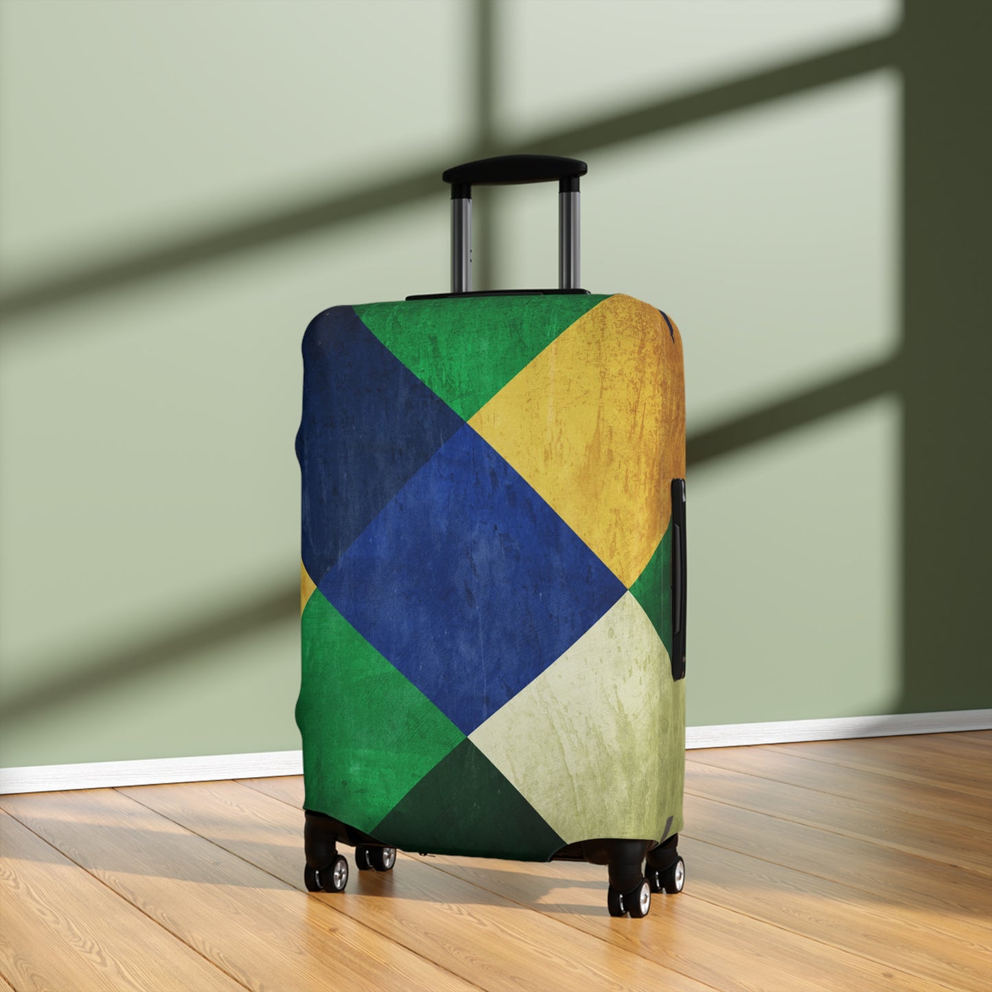 Brasil Plaid Luggage Cover