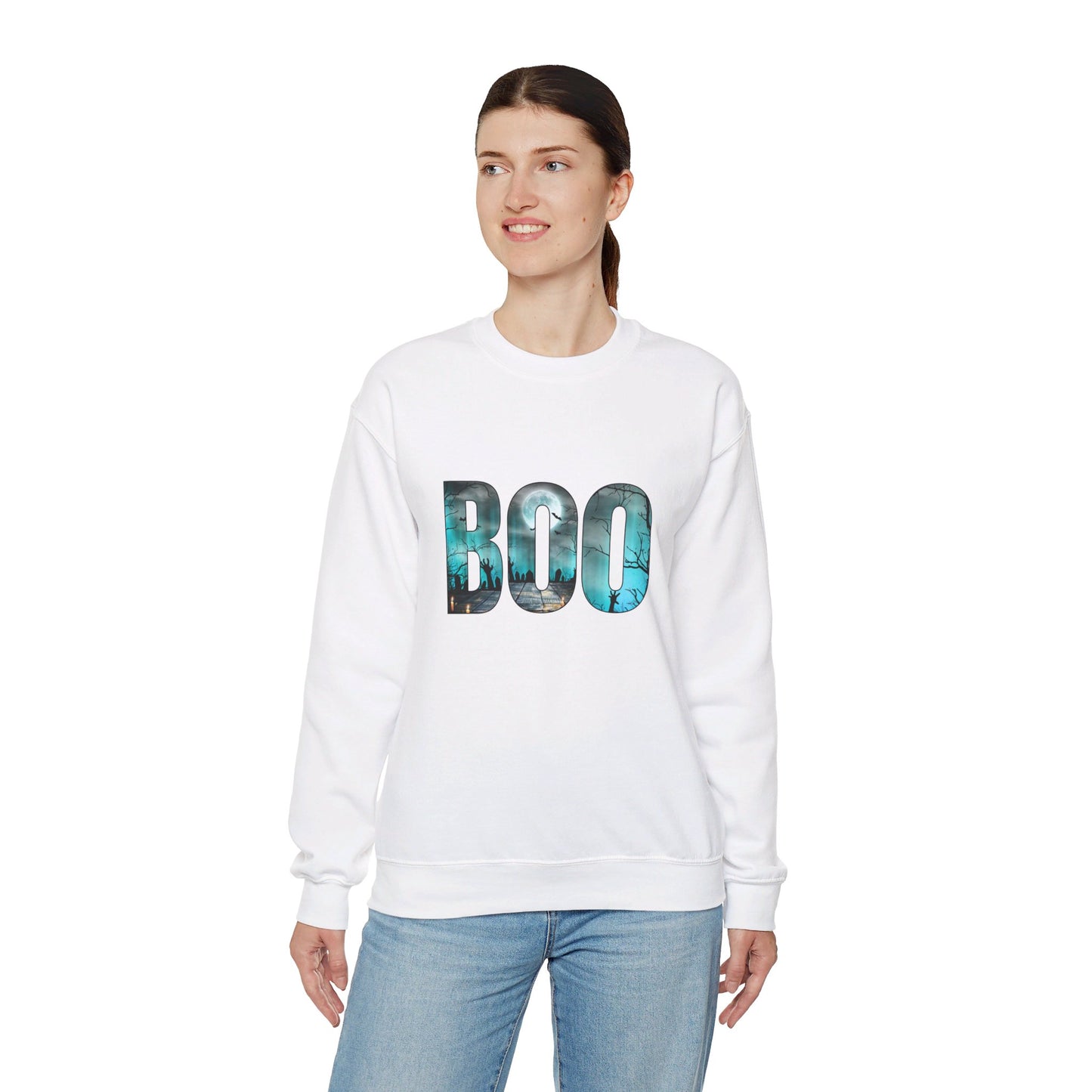 Graveyard BOO Unisex Heavy Blend™ Crewneck Sweatshirt