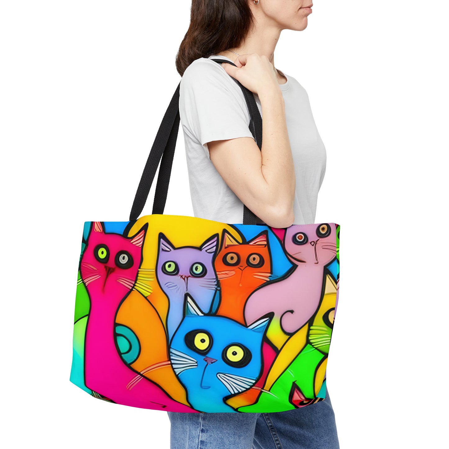 Cats By the Dozen Weekender Tote Bag